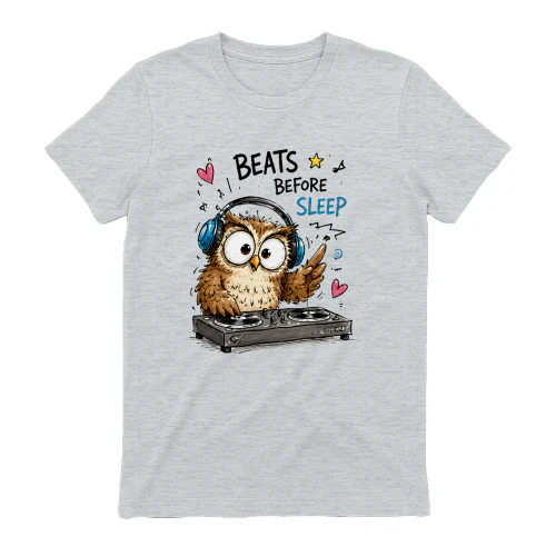 Beats Before Sleep Funny Owl DJ Music Lover Gift