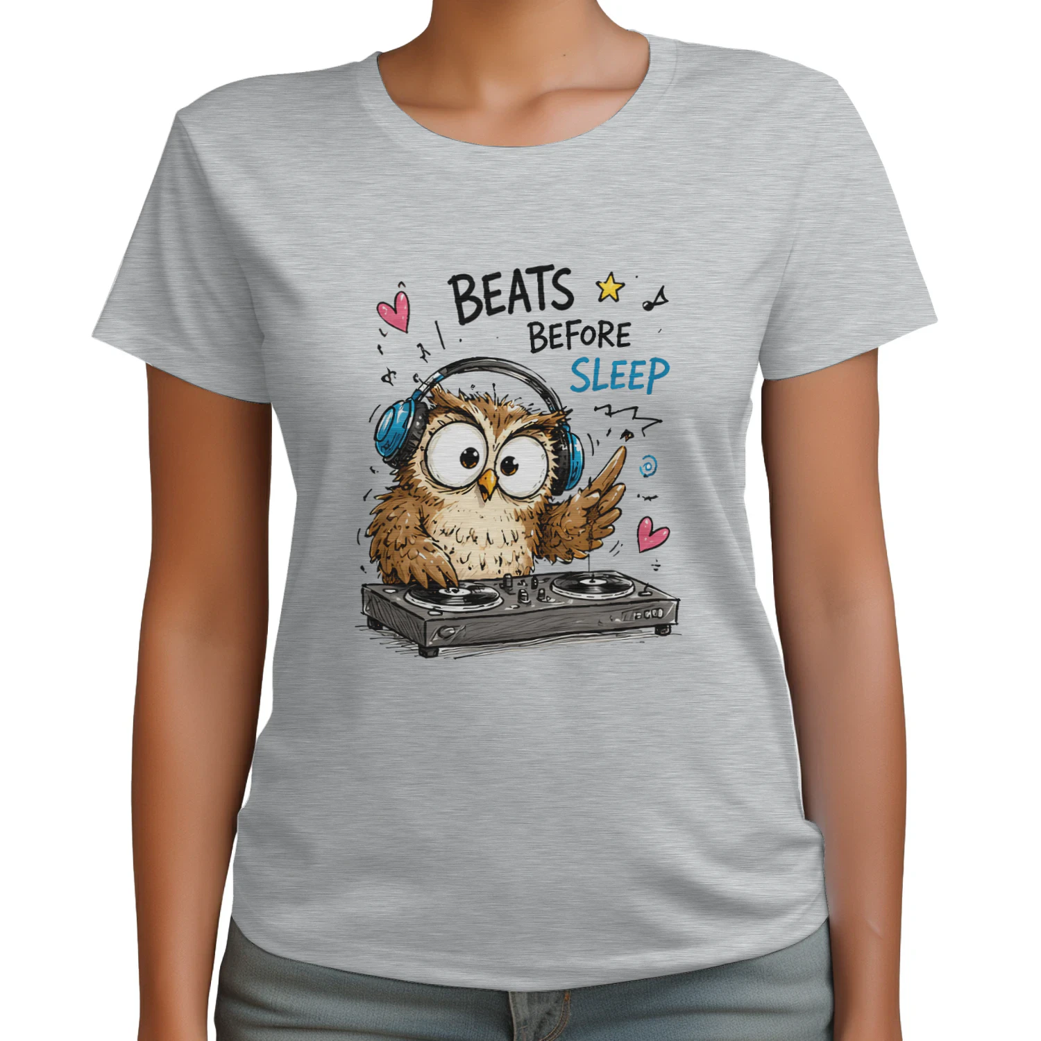 Beats Before Sleep Funny Owl DJ Music Lover Gift