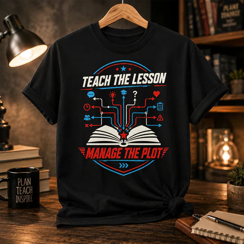 TEACH THE LESSON MANAGE THE PLOT