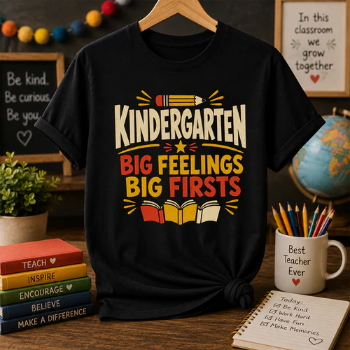 KINDERGARTEN BIG FEELINGS, BIG FIRSTS  RETRO CLASSROOM JOY
