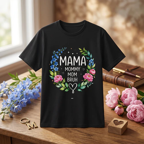 BEAUTIFUL FLORAL MAMA MOMMY MOM BRUH SARCASTIC MOTHER'S DAY HUMOR