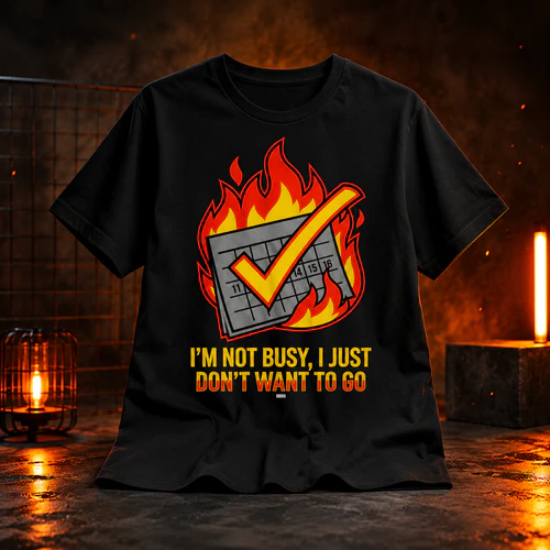 I'AM NOT BUSY I JUST DON'T NEED TO GO