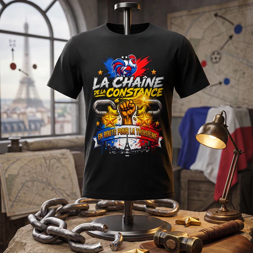 FIER SUPPORTER FRANÇAIS ESPRIT DE VICTOIRE TRICOLORE