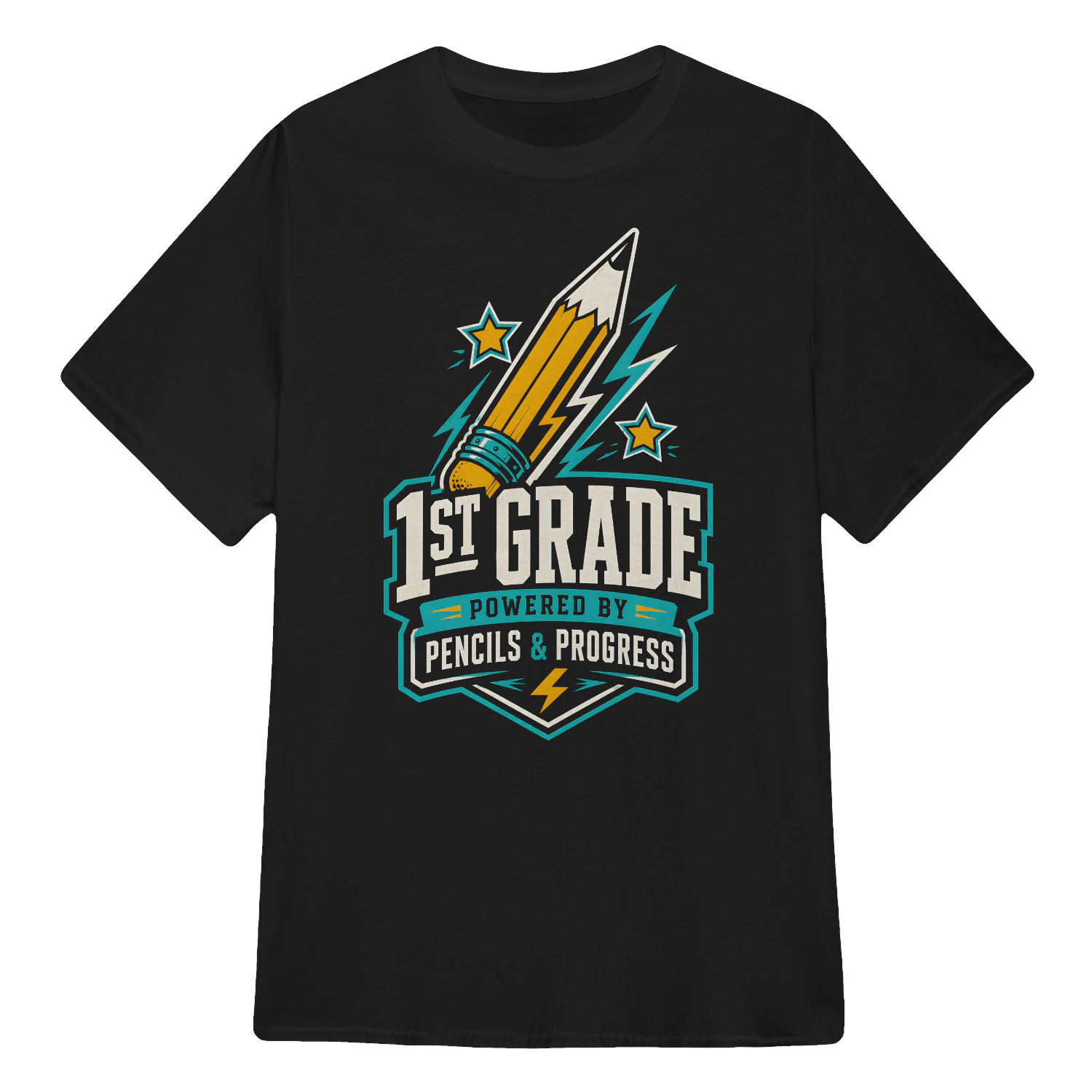FIRST GRADE ENERGY  PENCILS, PROGRESS & SCHOOL SPIRIT