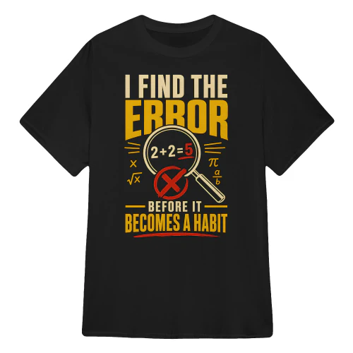 BACK TO SCHOOL, FIND THE ERROR BEFORE IT BECOMES A HABIT