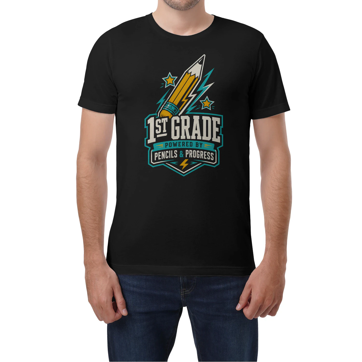 FIRST GRADE ENERGY  PENCILS, PROGRESS & SCHOOL SPIRIT