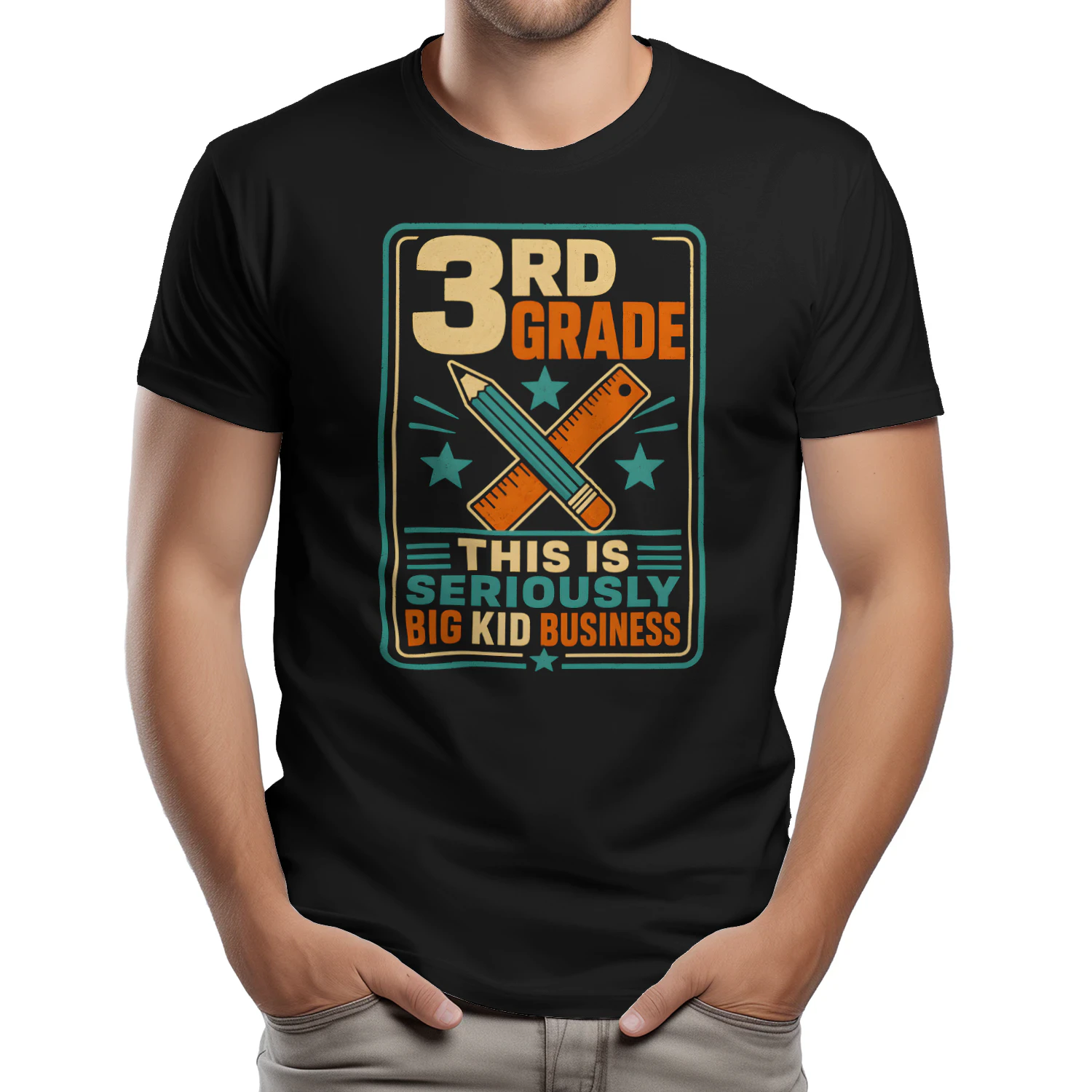 THIRD GRADE SCHOOL SPIRIT  RETRO CLASSROOM ENERGY