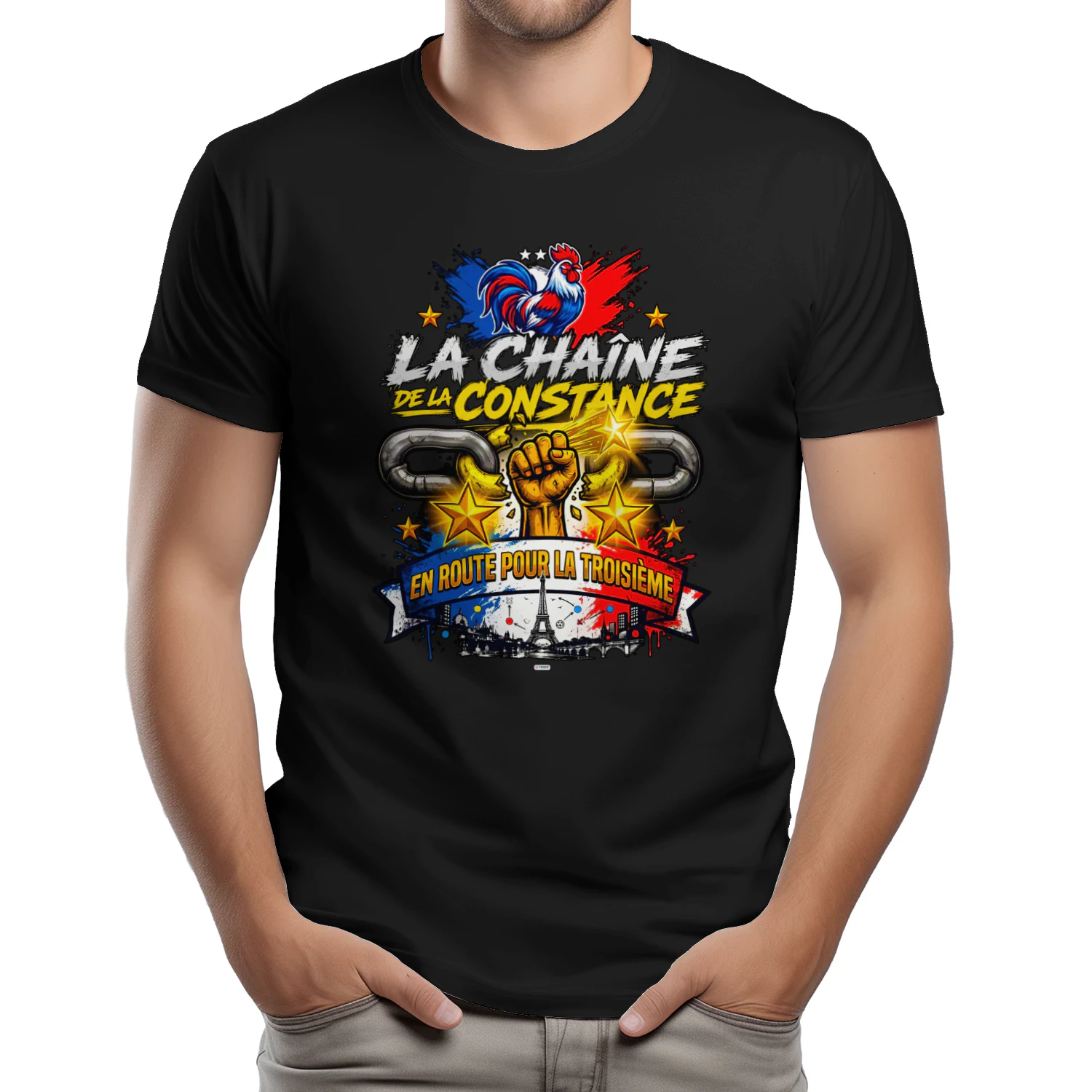 FIER SUPPORTER FRANÇAIS ESPRIT DE VICTOIRE TRICOLORE