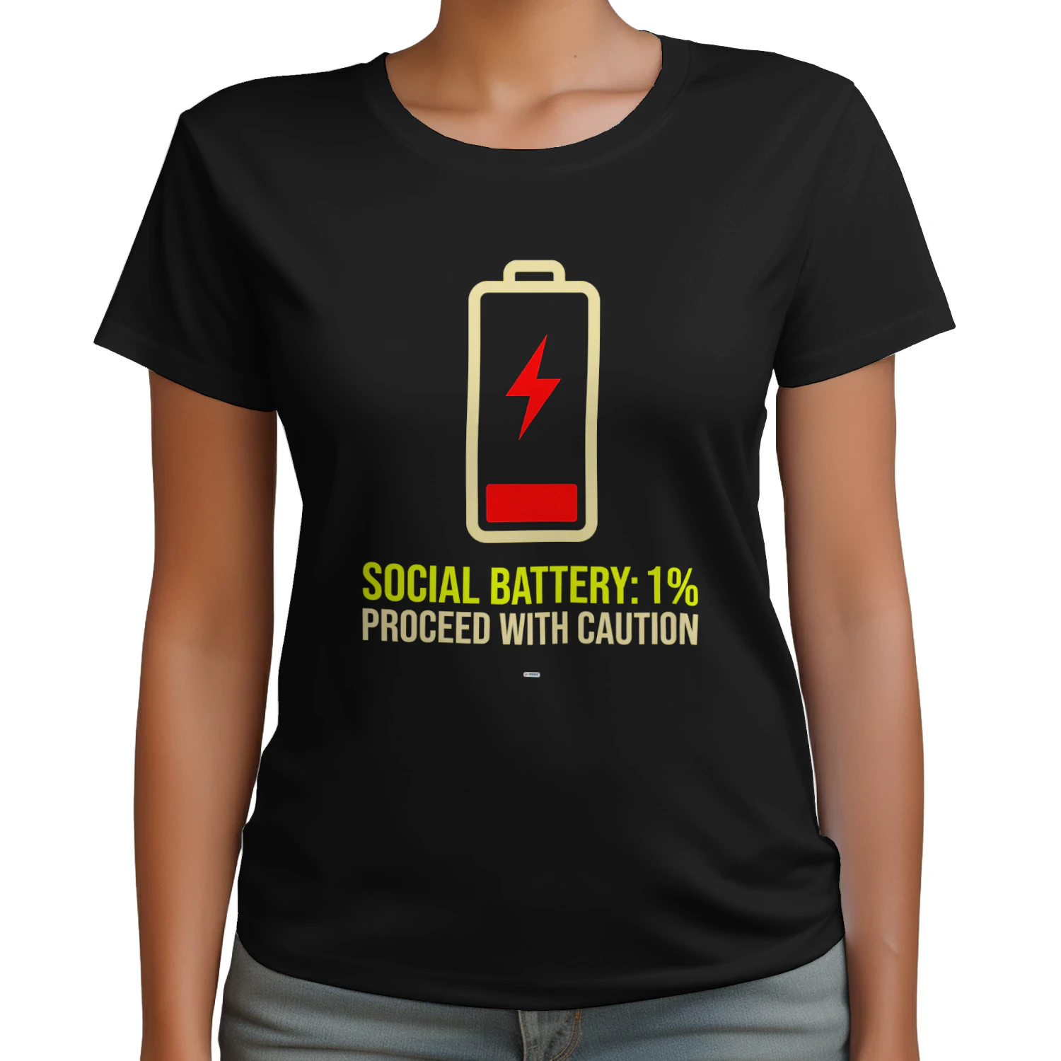 SOCIAL BATTERY 1 PERCENT PROCEED WITH CAUTION