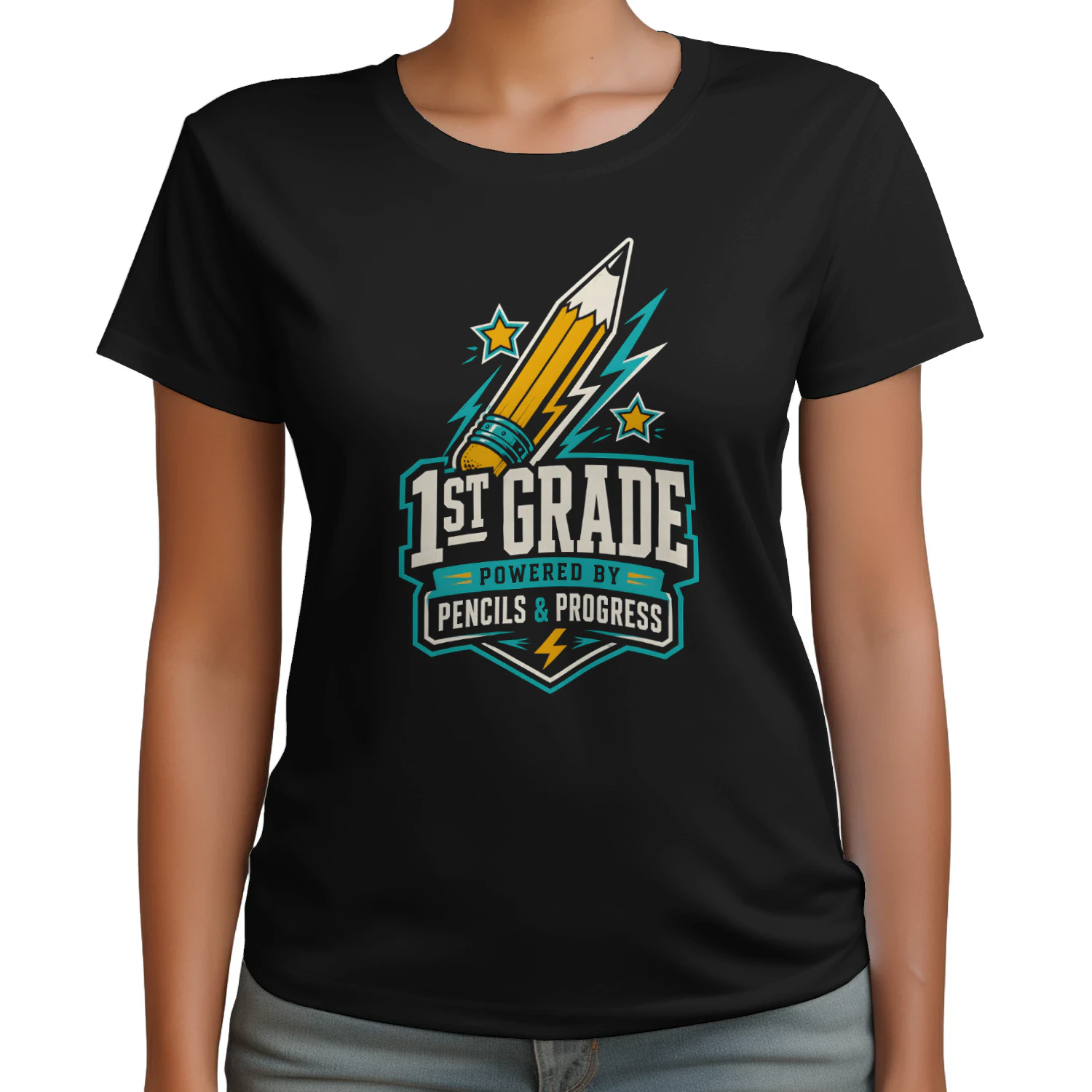 FIRST GRADE ENERGY  PENCILS, PROGRESS & SCHOOL SPIRIT