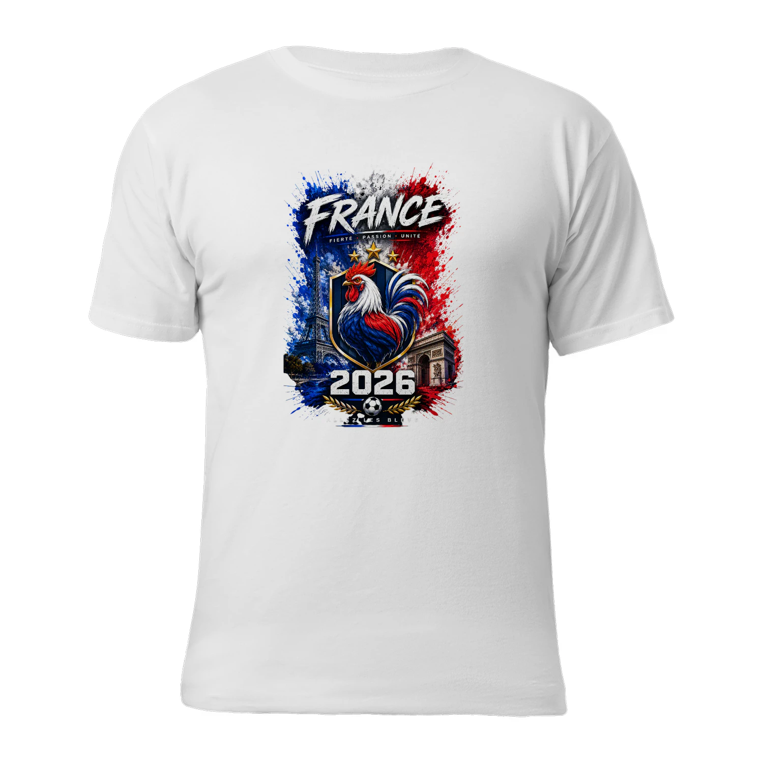 FRANCE 2026 PASSION - FIERTE - UNITE - ALLEZ LES BLEUS