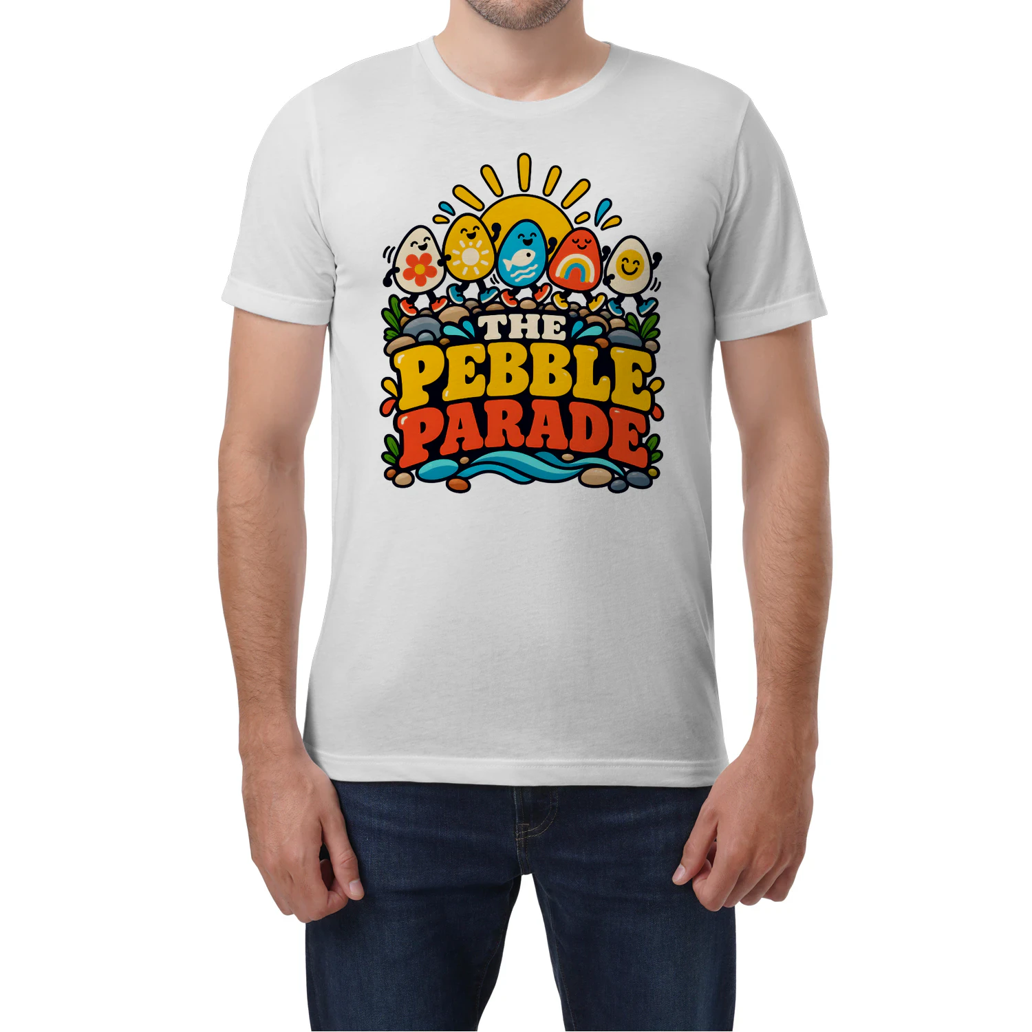 the pebble parade.