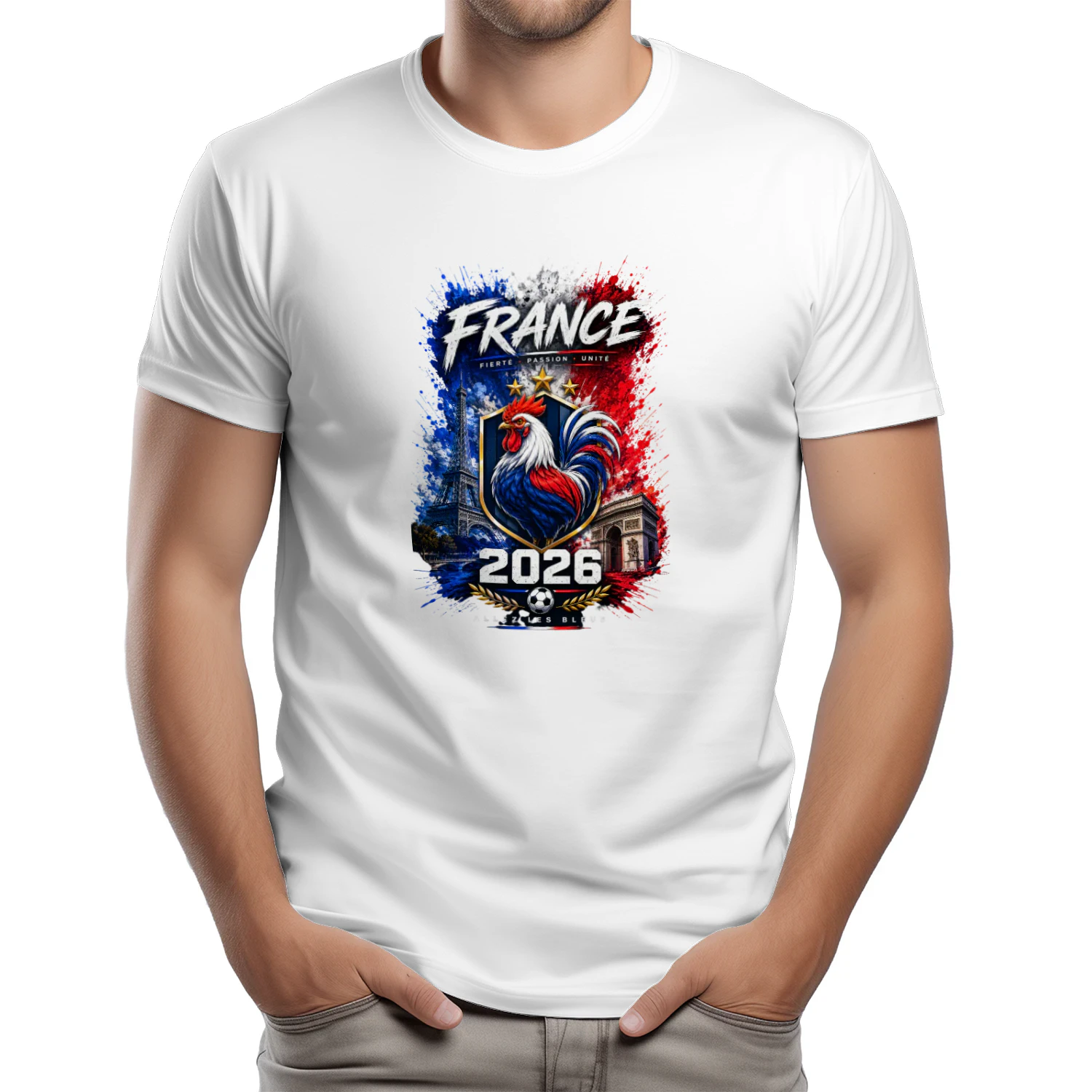 FRANCE 2026 PASSION - FIERTE - UNITE - ALLEZ LES BLEUS