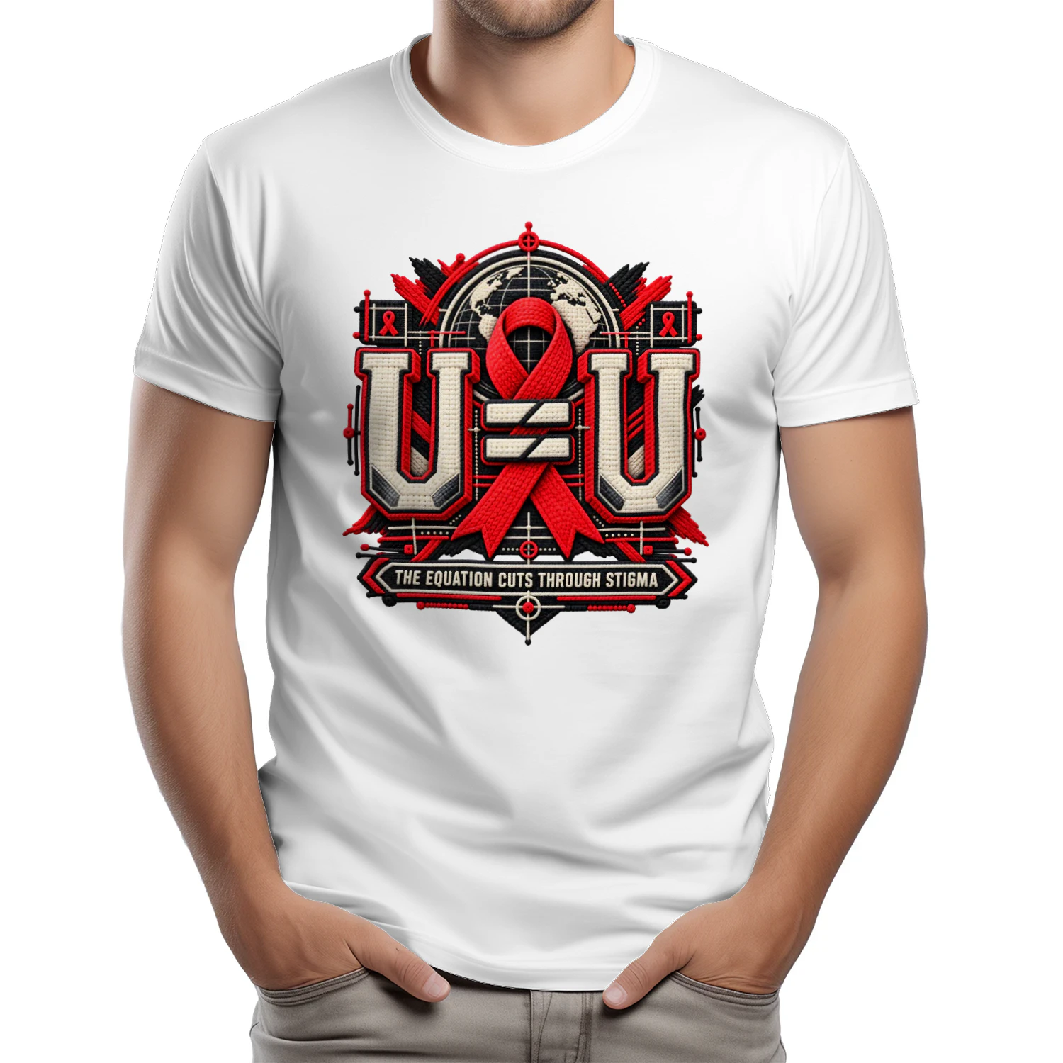 U=U SCIENCE OVER STIGMA  RED RIBBON ADVOCACY