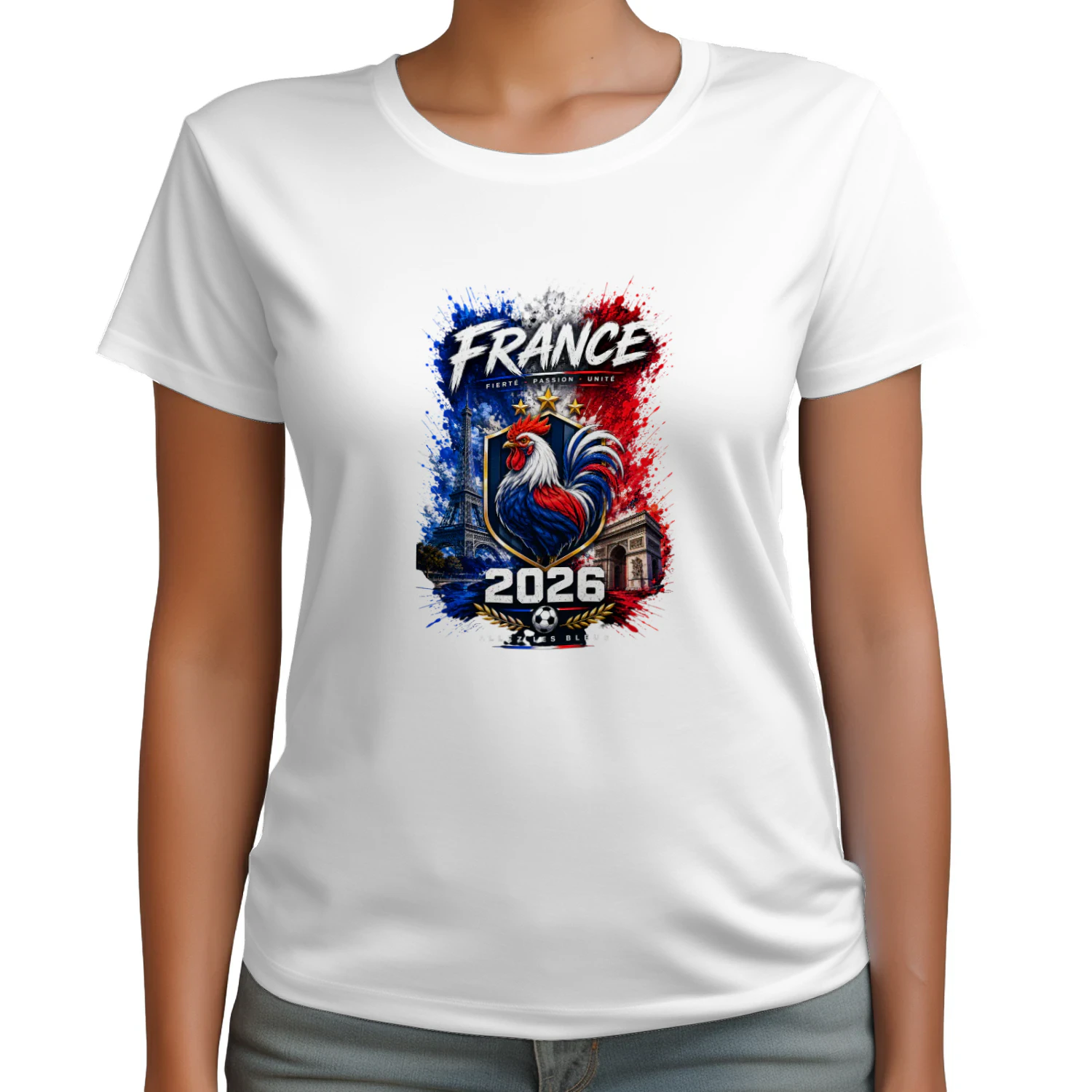 FRANCE 2026 PASSION - FIERTE - UNITE - ALLEZ LES BLEUS