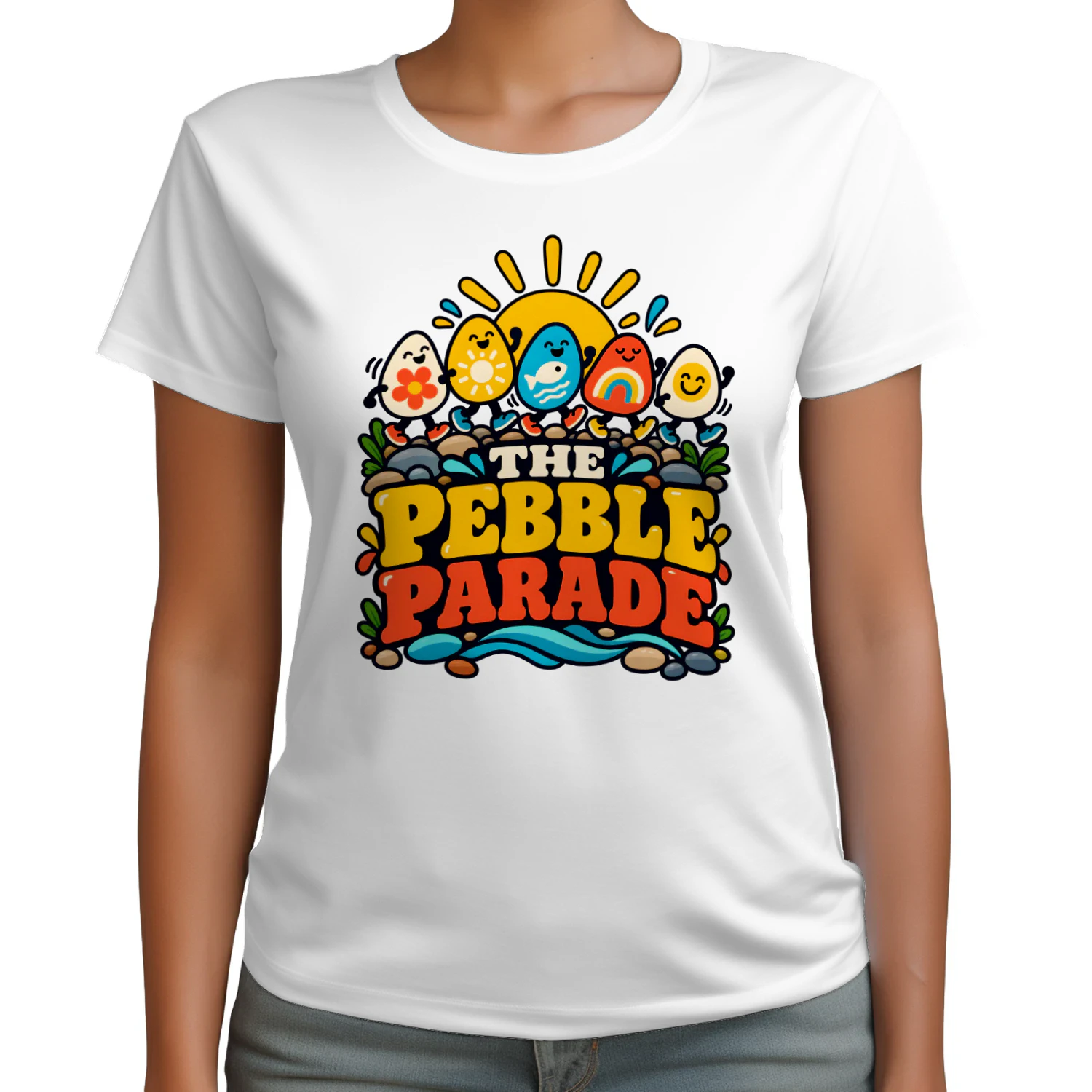 the pebble parade.