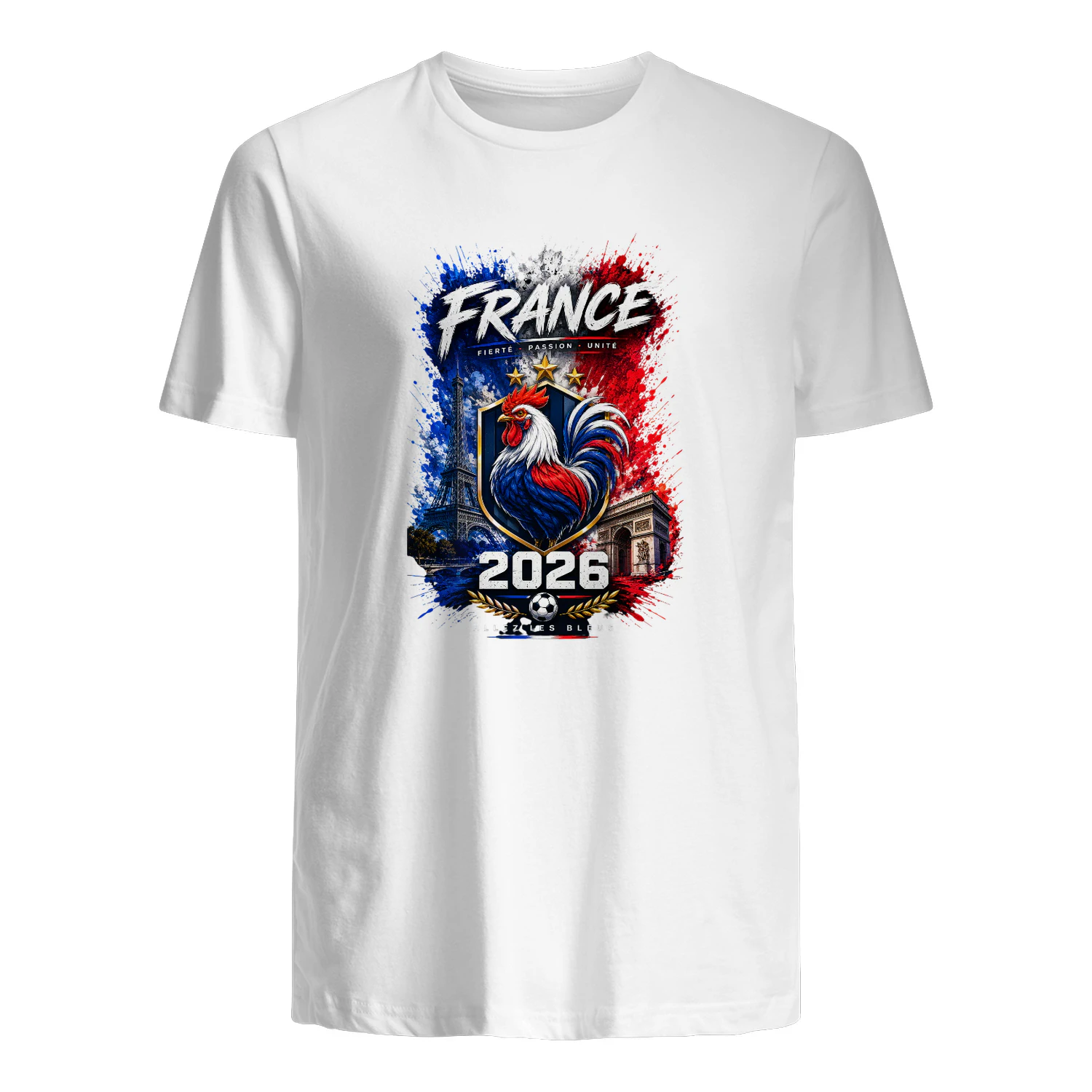 FRANCE 2026 PASSION - FIERTE - UNITE - ALLEZ LES BLEUS