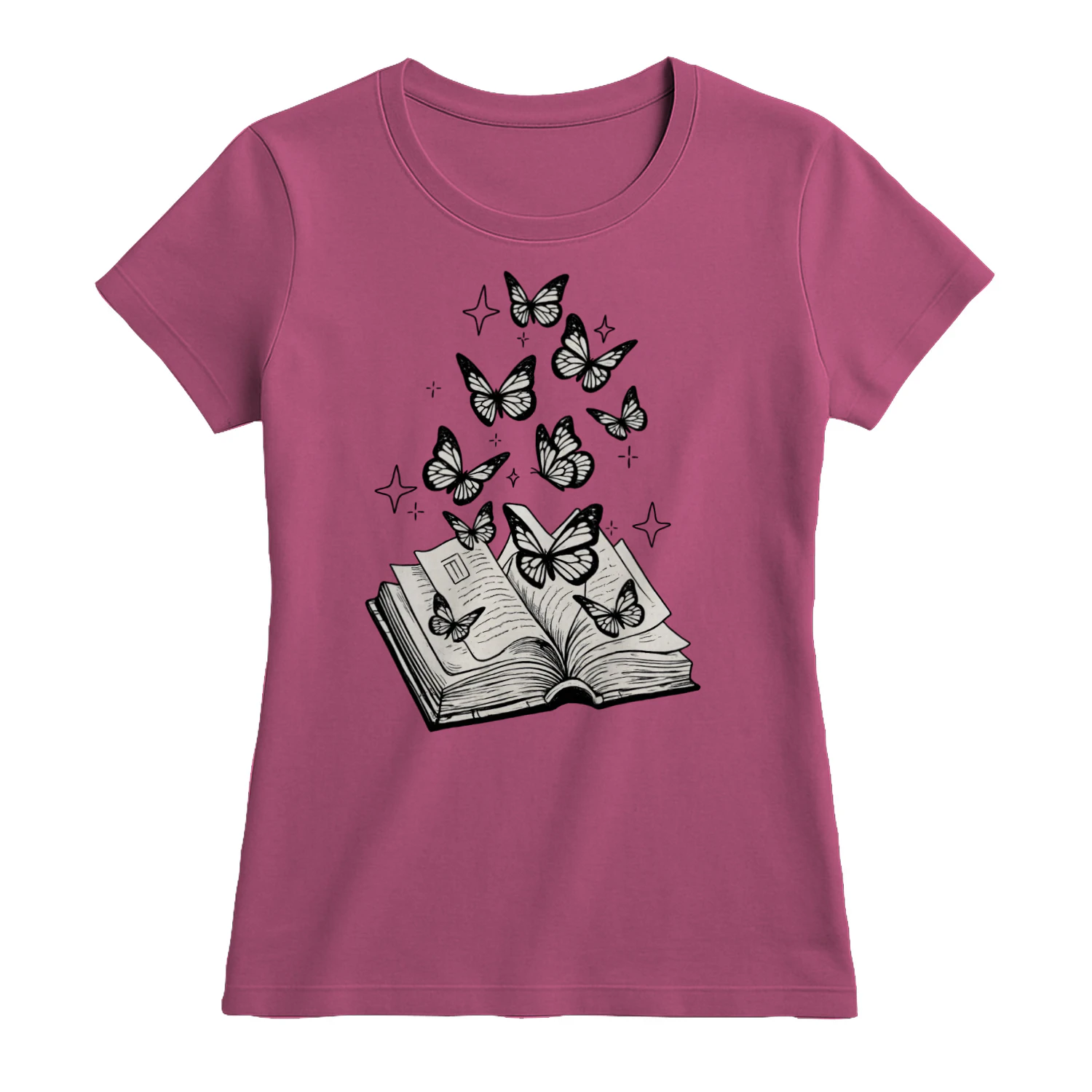 Black and Orange Modern Typography T-Shirt (1)