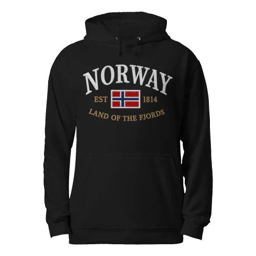 Norway Sweatshirt, Norway Embroidery, Norway Gift, 