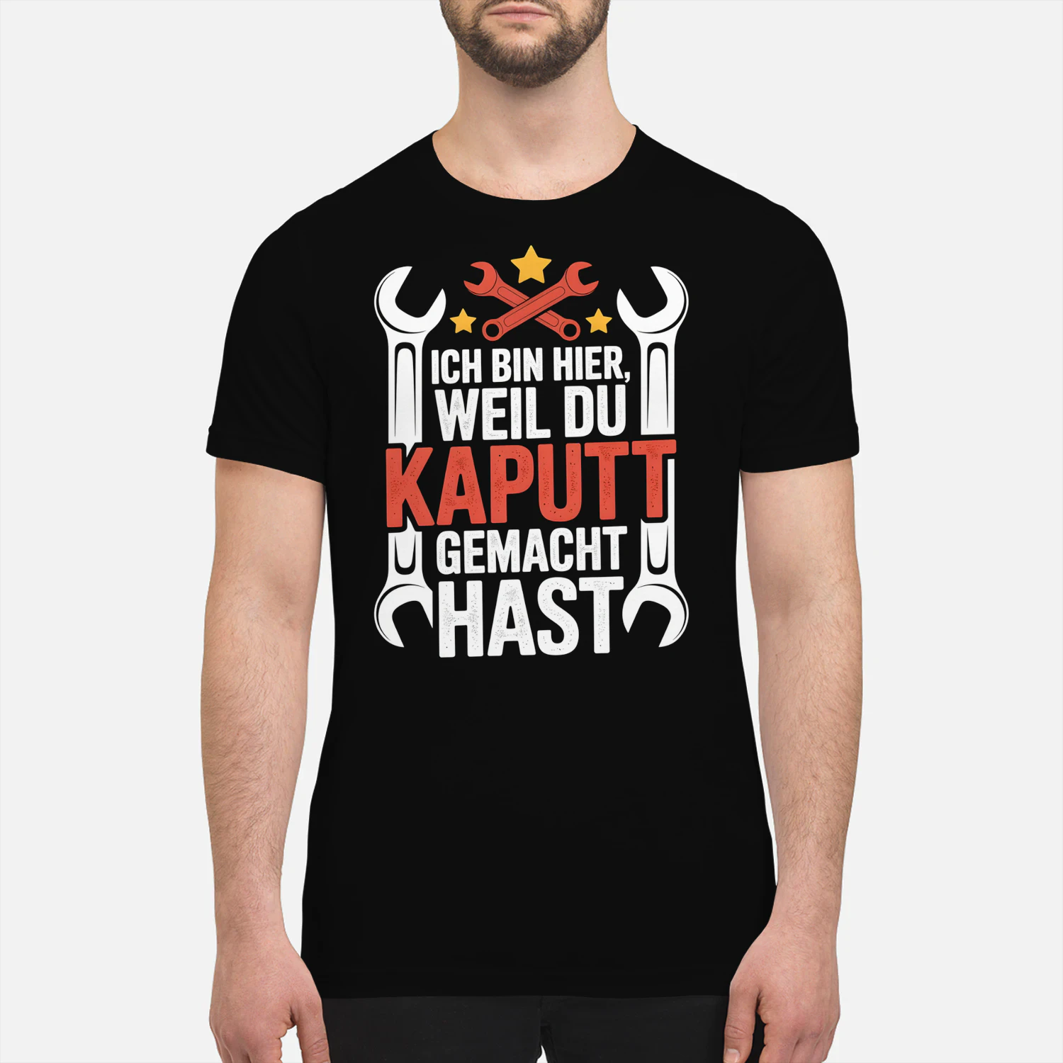 "Ich bin nur hier, weil du es kaputt gemacht hast – Lustiges Mechaniker T-Shirt