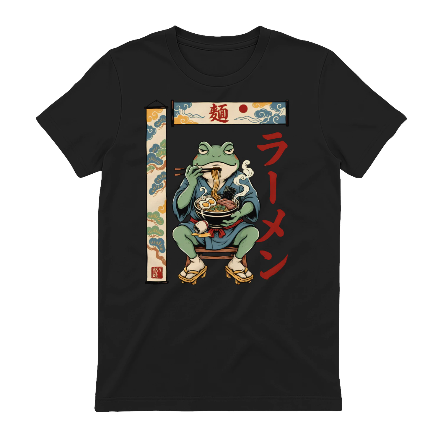 The Angry Japanese Ramen Frog