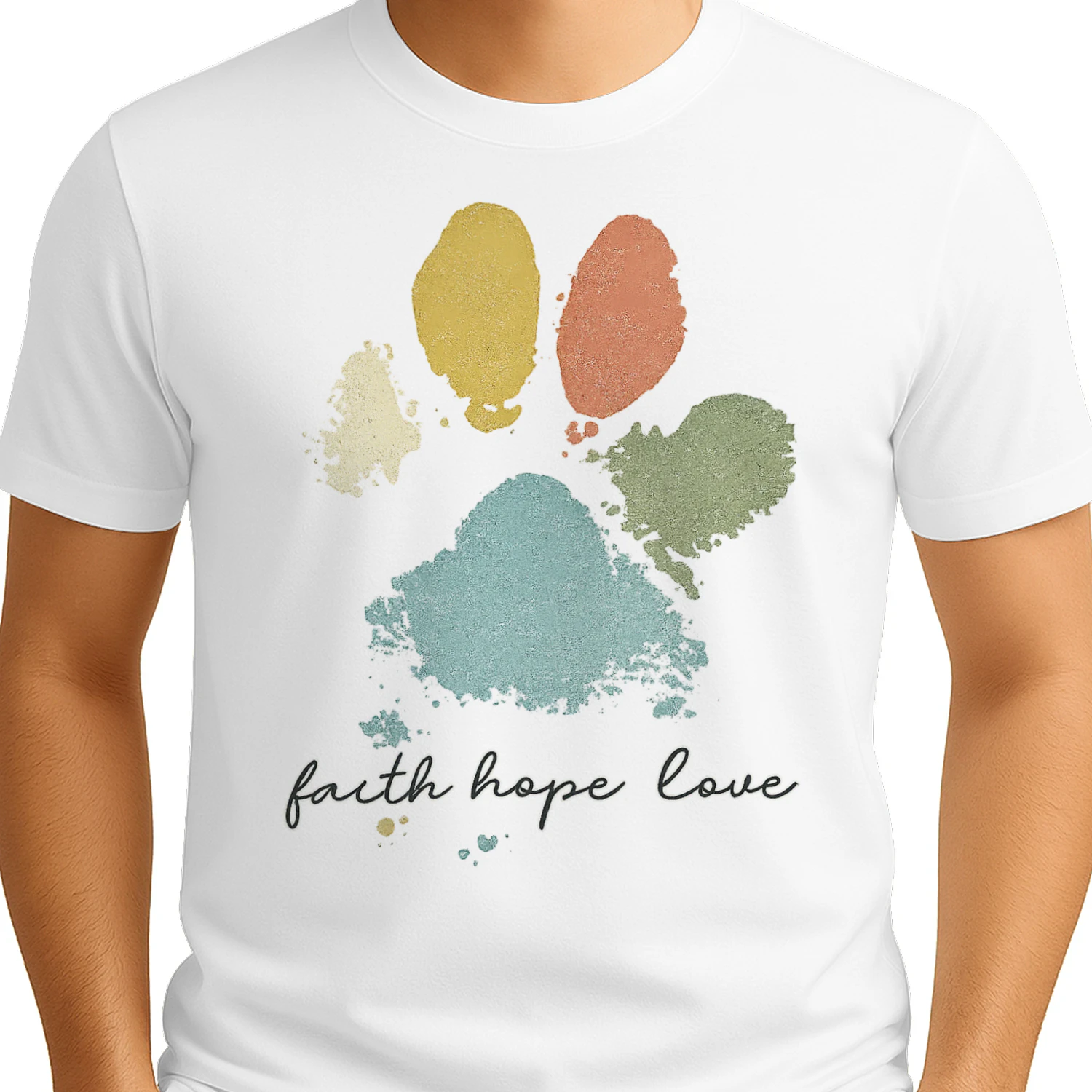 🐾 Faith Hope Love – Because Every Paw Leaves a Mark on Your Heart
