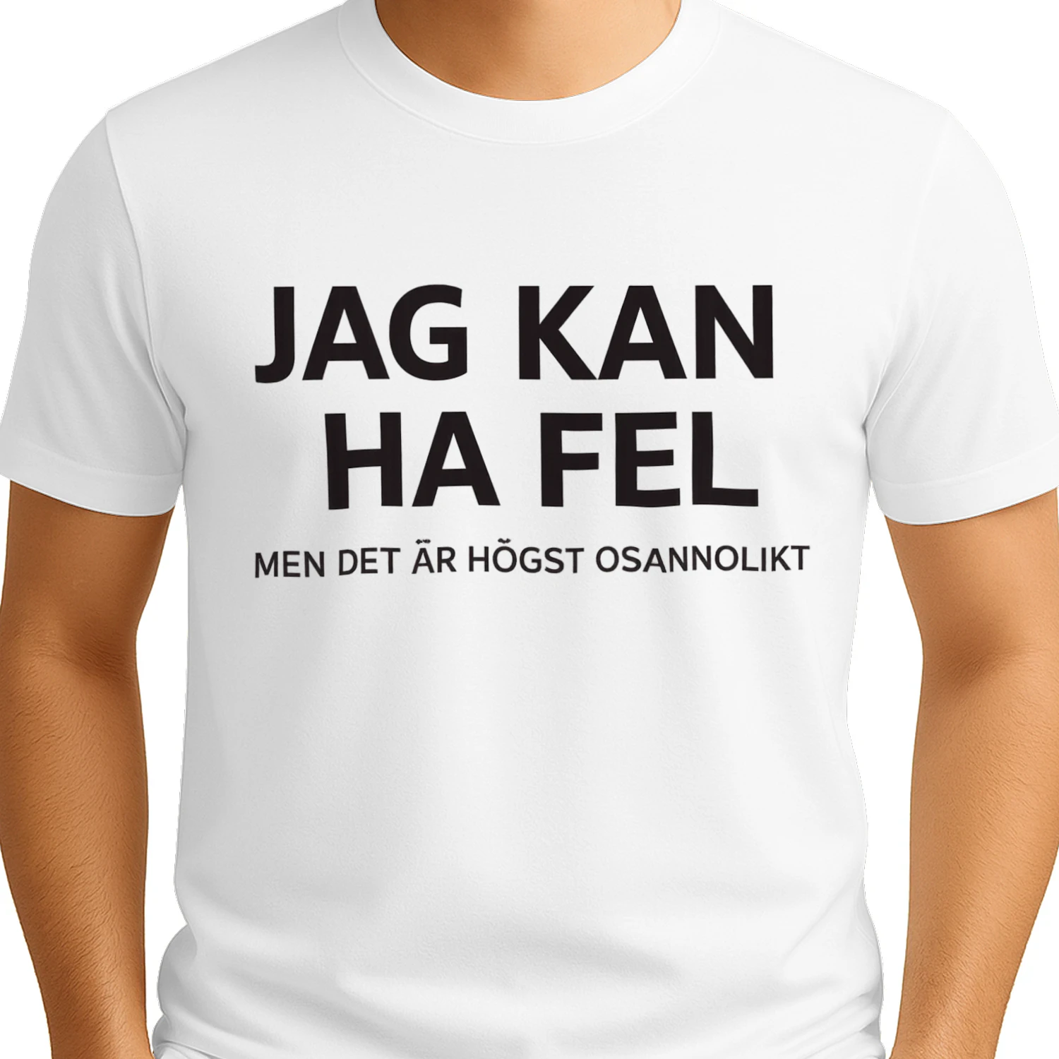 JAG KAN HA FEL MEN DET AR HOGST OSANNOLIKT