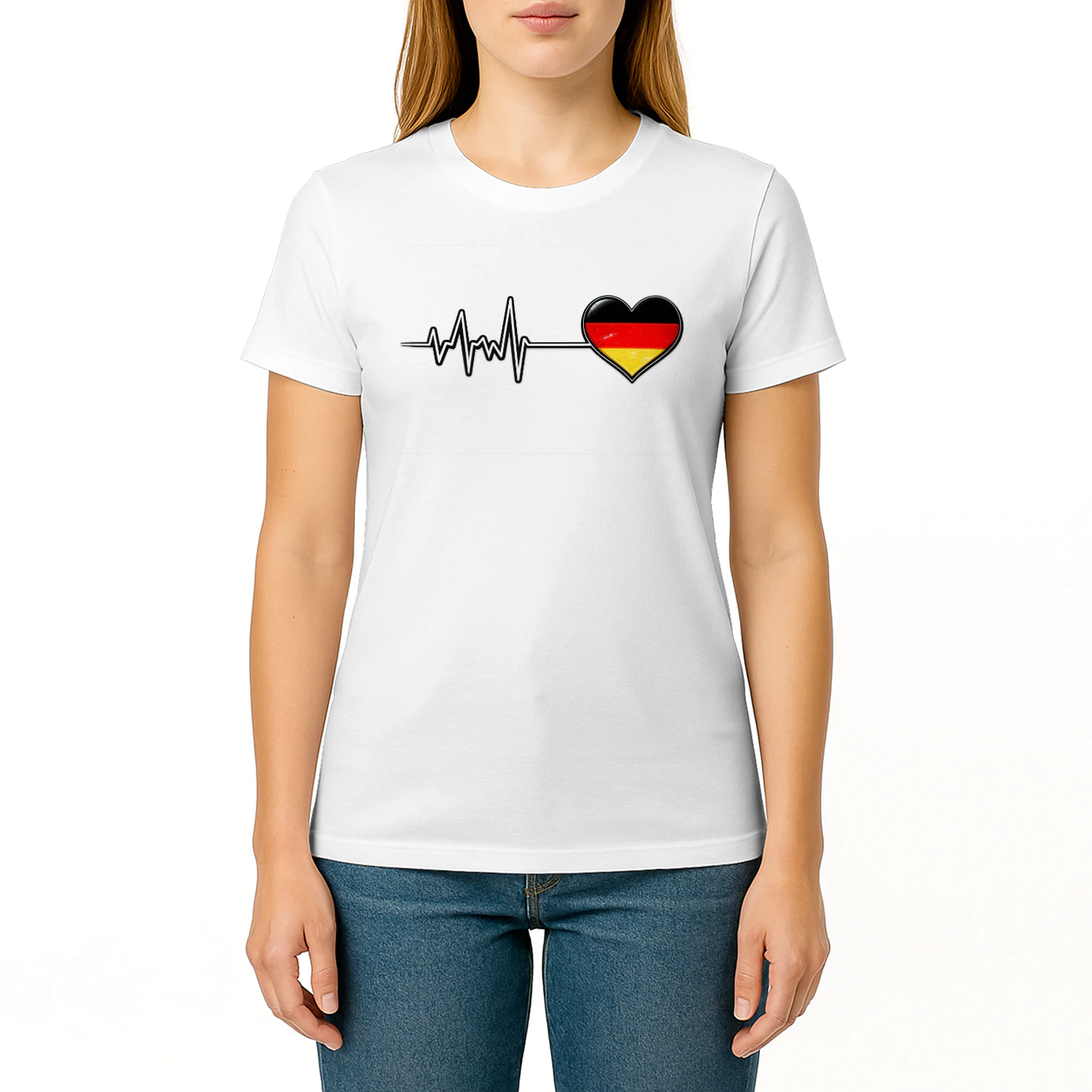 deutschland herzschlag puls herzlinie ekg