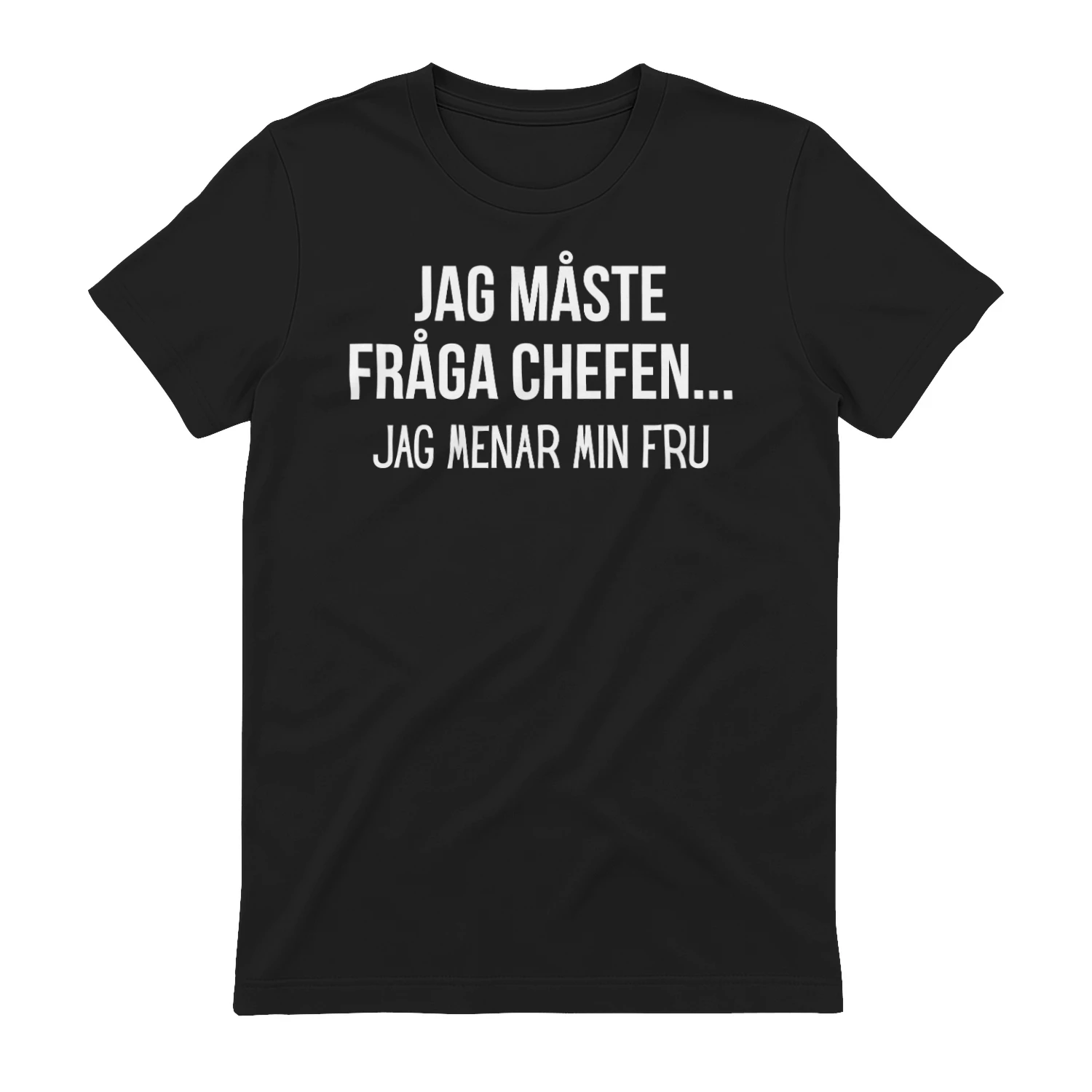 JAG MÅSTE FRÅGA CHEFEN... JAG MENAR MIN FRU