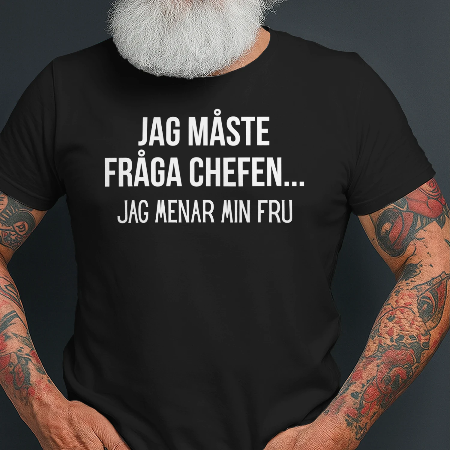 JAG MÅSTE FRÅGA CHEFEN... JAG MENAR MIN FRU