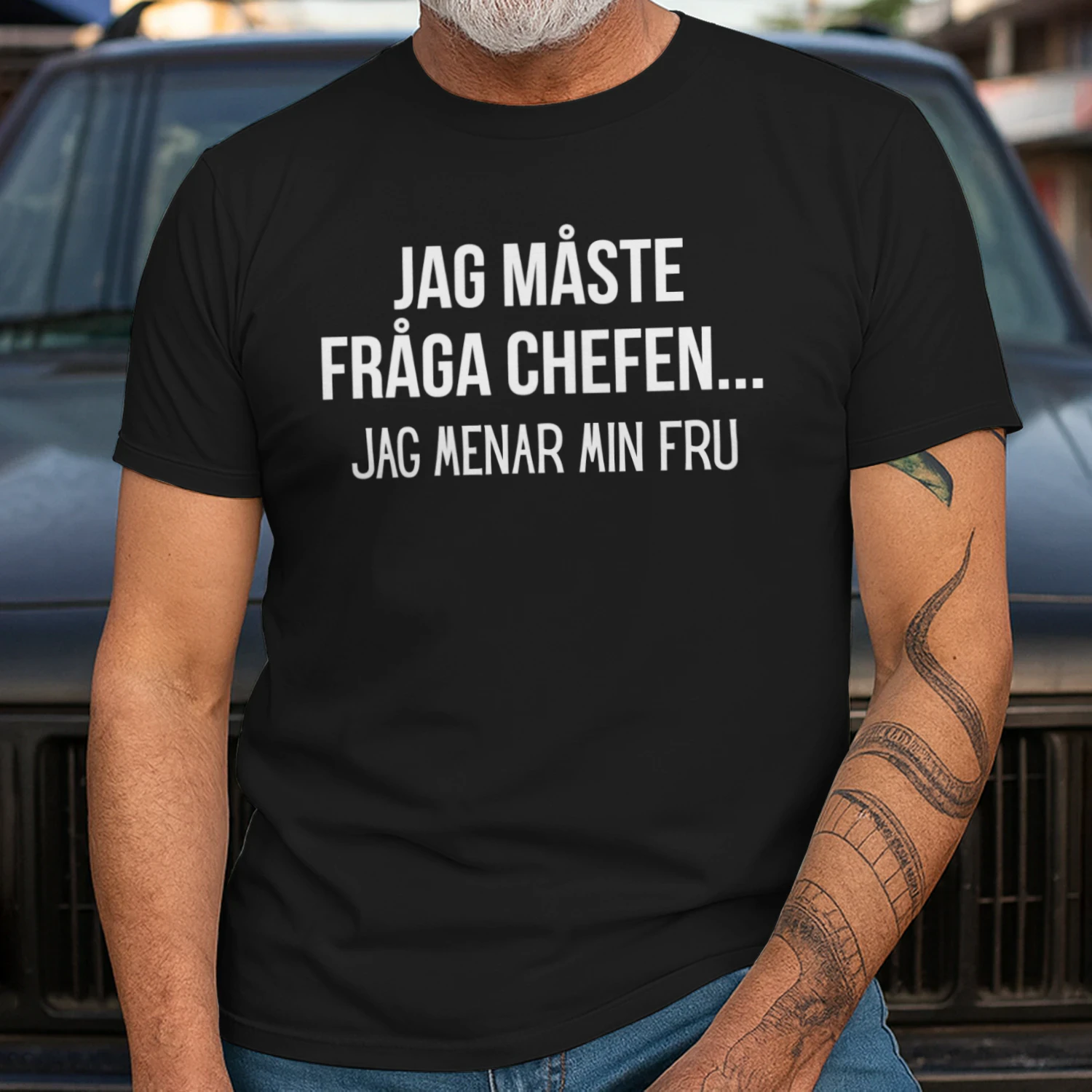 JAG MÅSTE FRÅGA CHEFEN... JAG MENAR MIN FRU