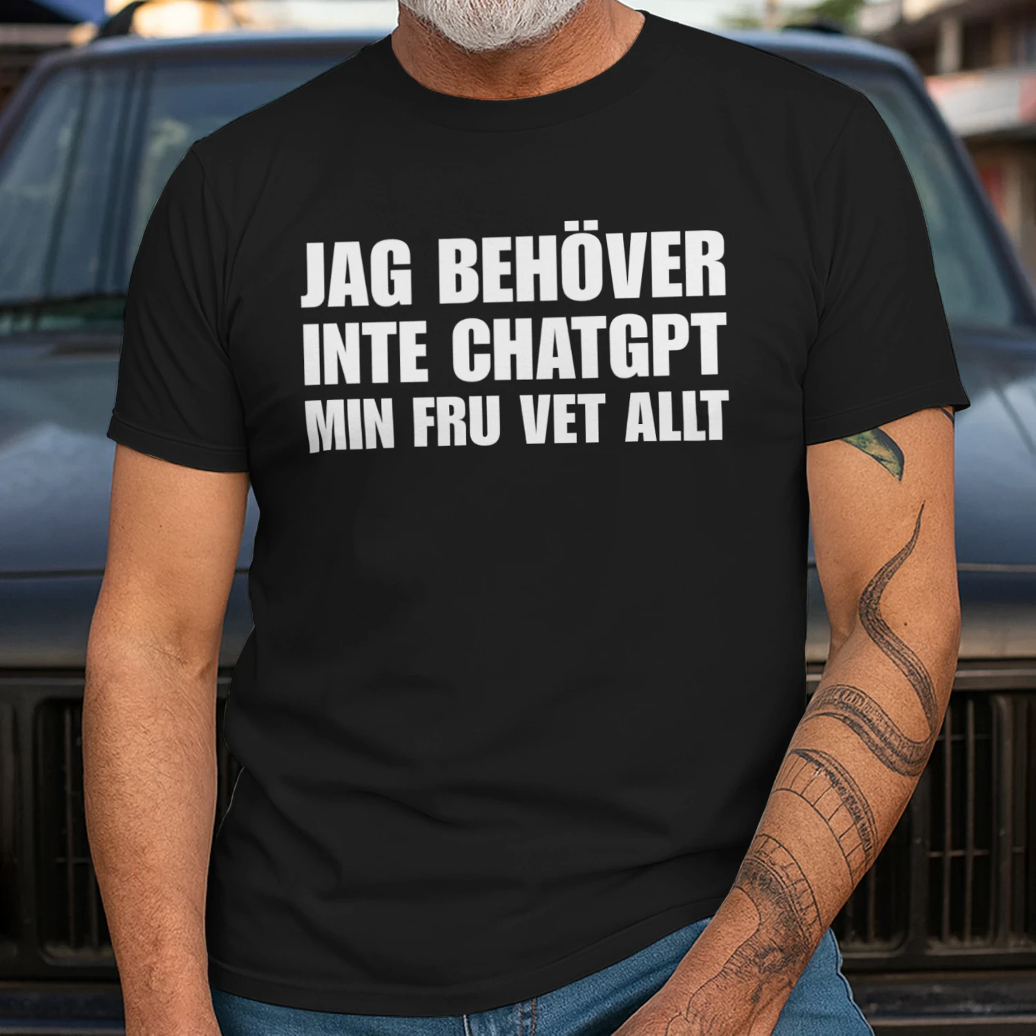 Jag Behöver Inte ChatGPT Min Fru Vet Allt