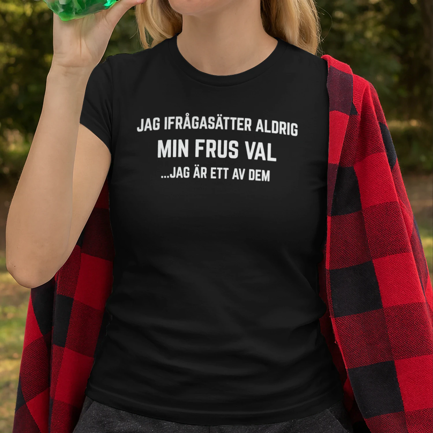 JAG IFRÅGASÄTTER ALDRIG MIN FRUS VAL