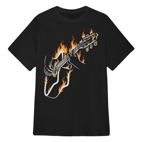 Guitar Playing Fire 2