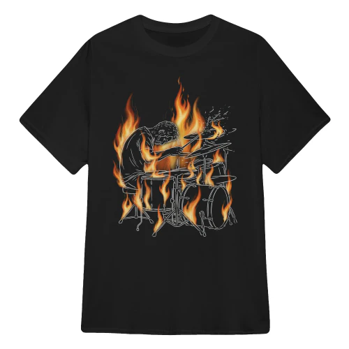 Drum Playing Fire 3