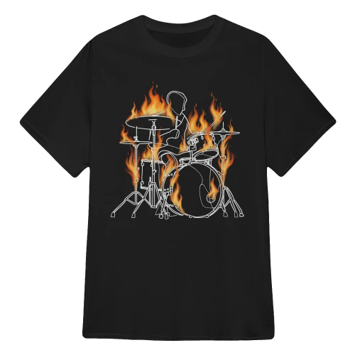 Drum Playing Fire 2