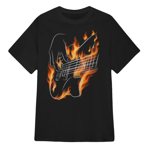 Guitar Playing Fire