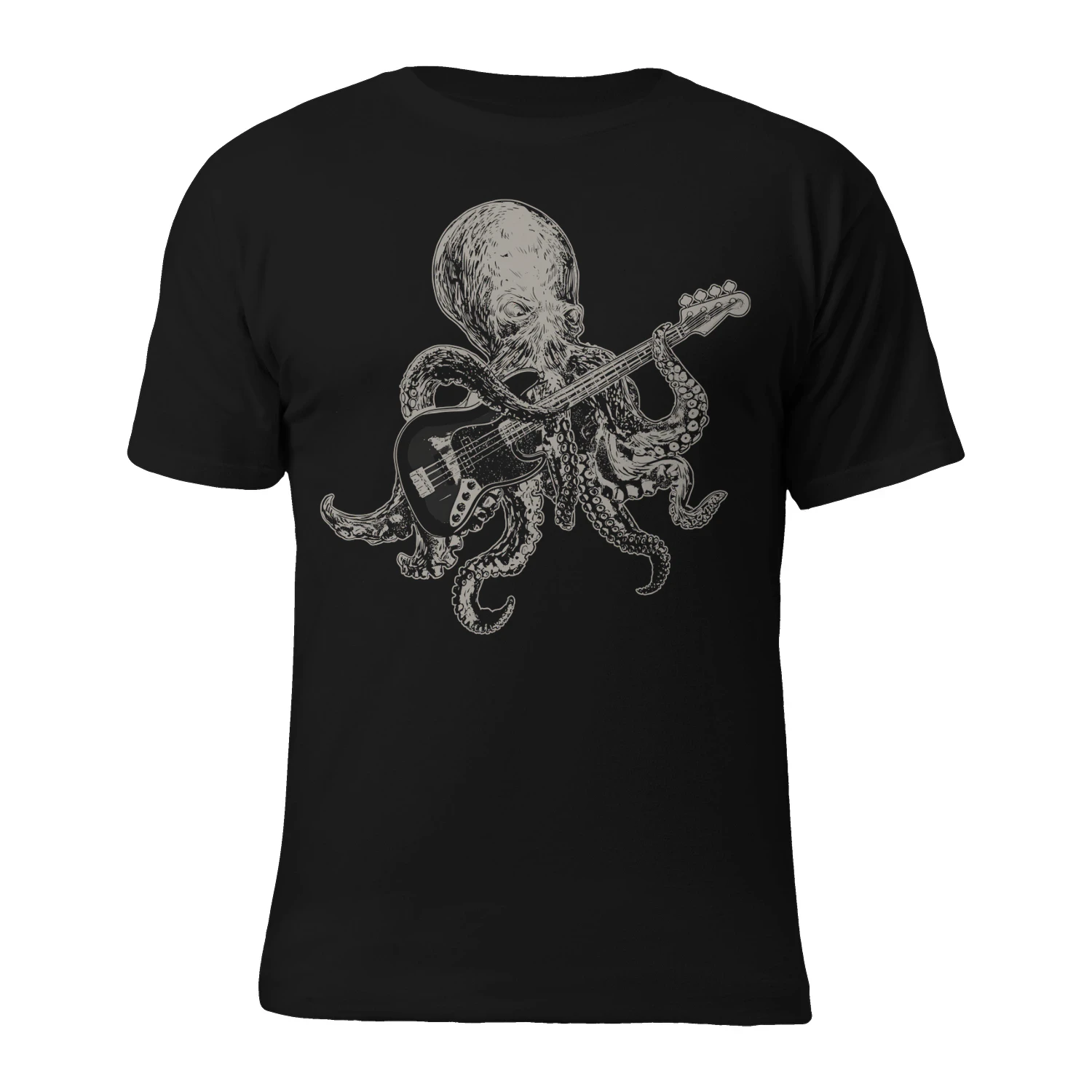Octopus Playing Bass Guitar