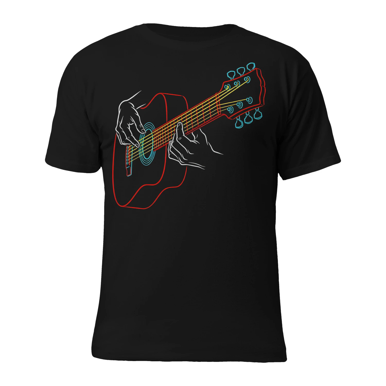 Guitar Fingers Line Acoustic