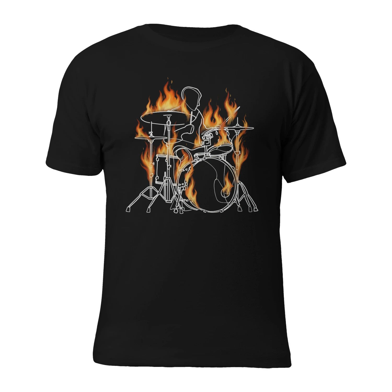Drum Playing Fire 2