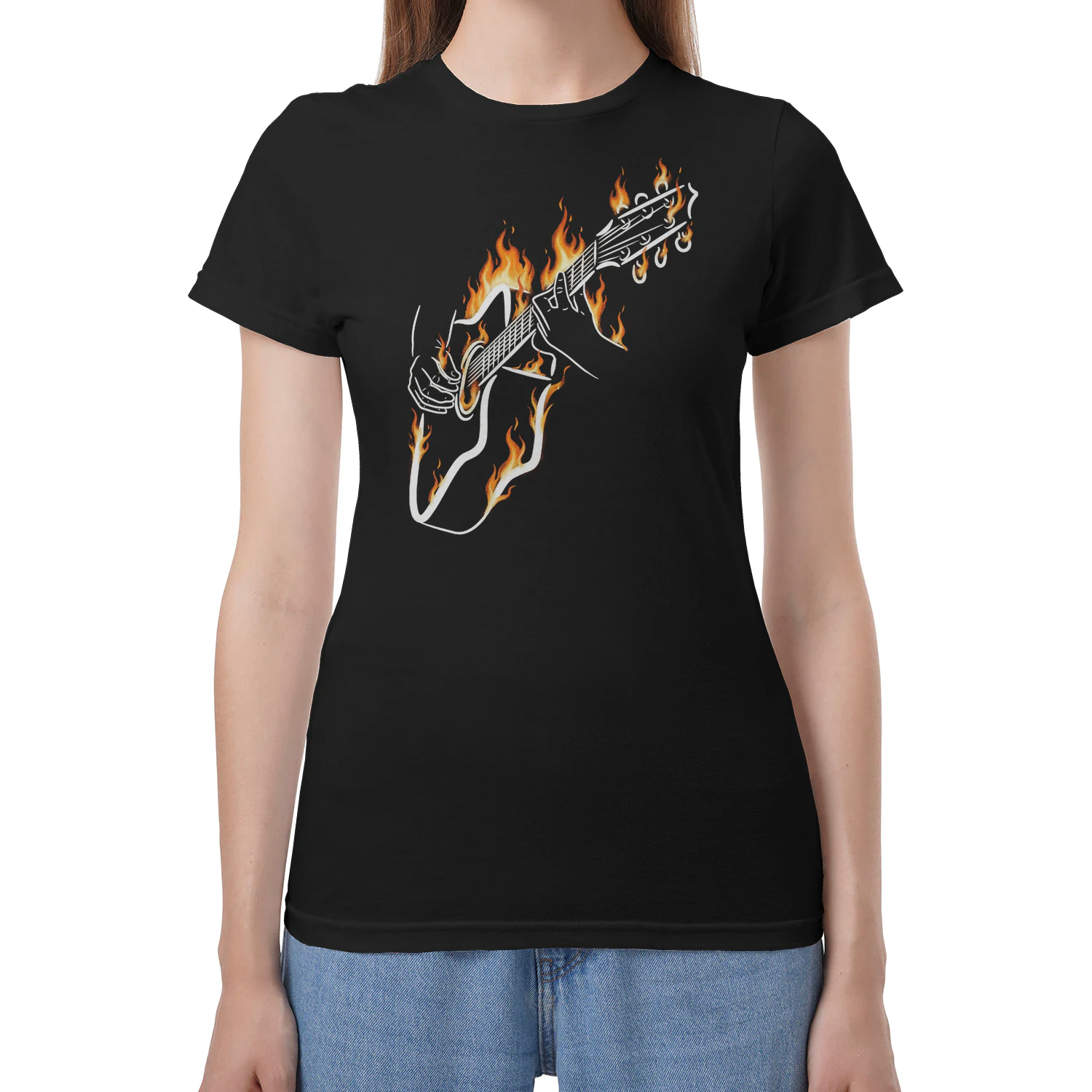 Guitar Playing Fire 2