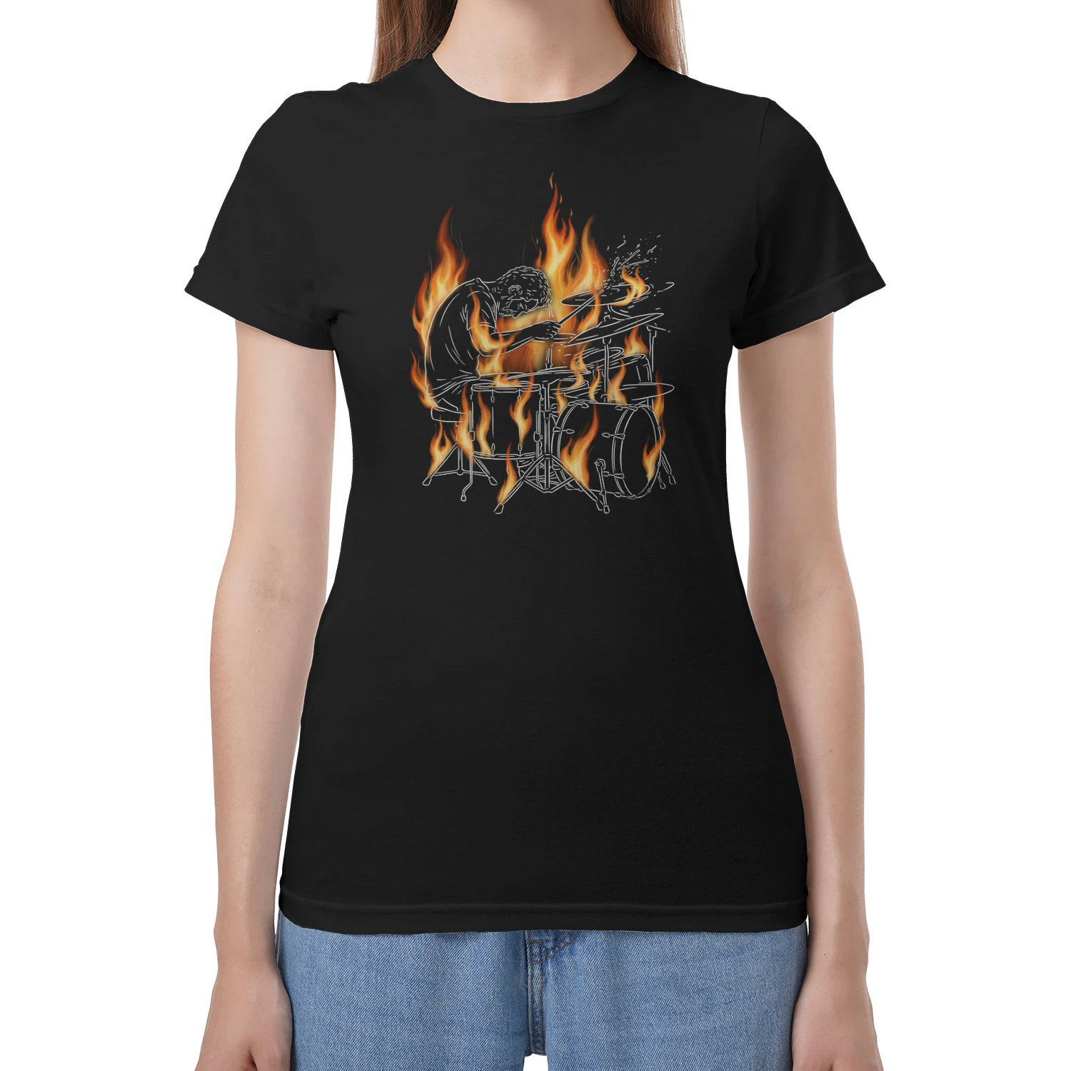 Drum Playing Fire 3