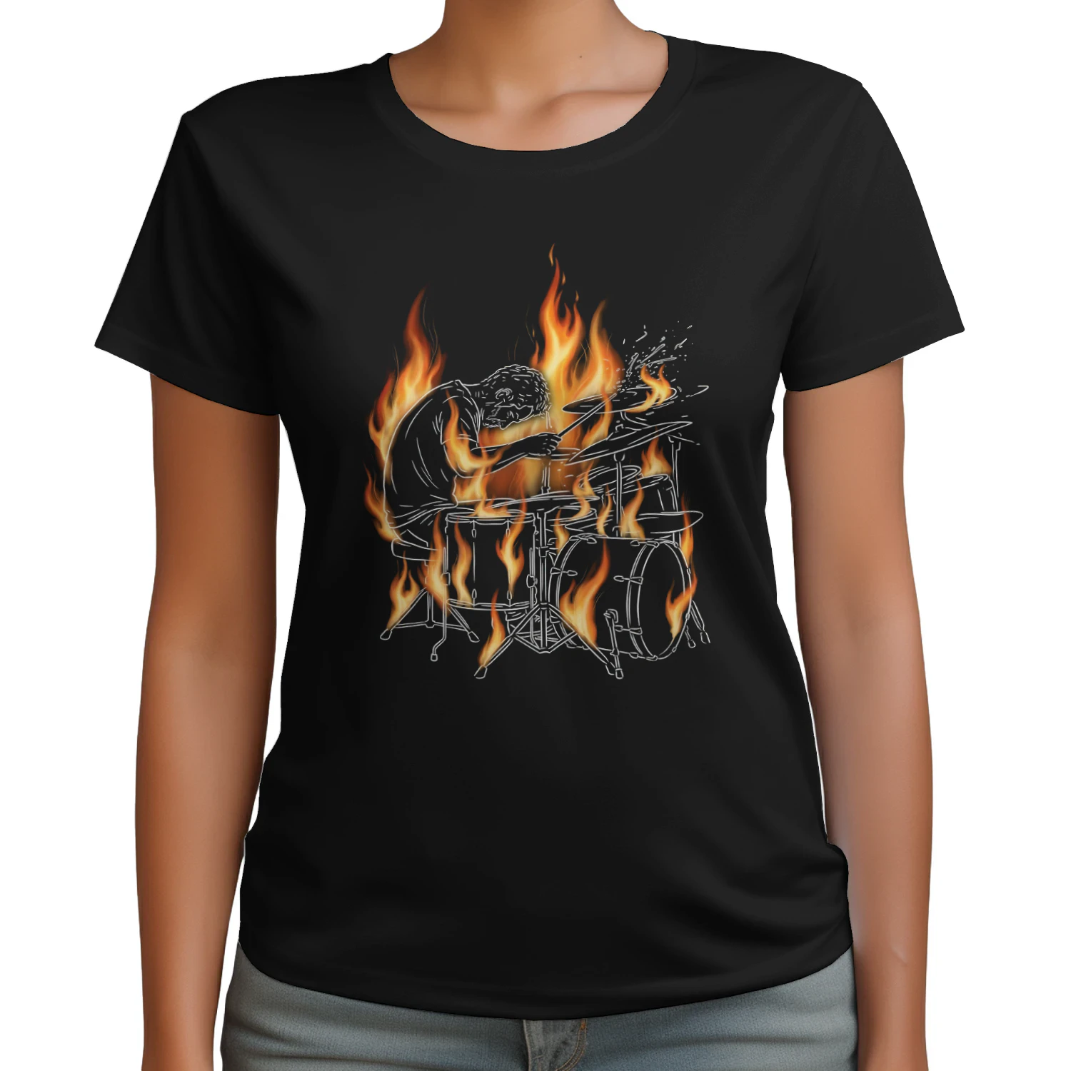 Drum Playing Fire 3