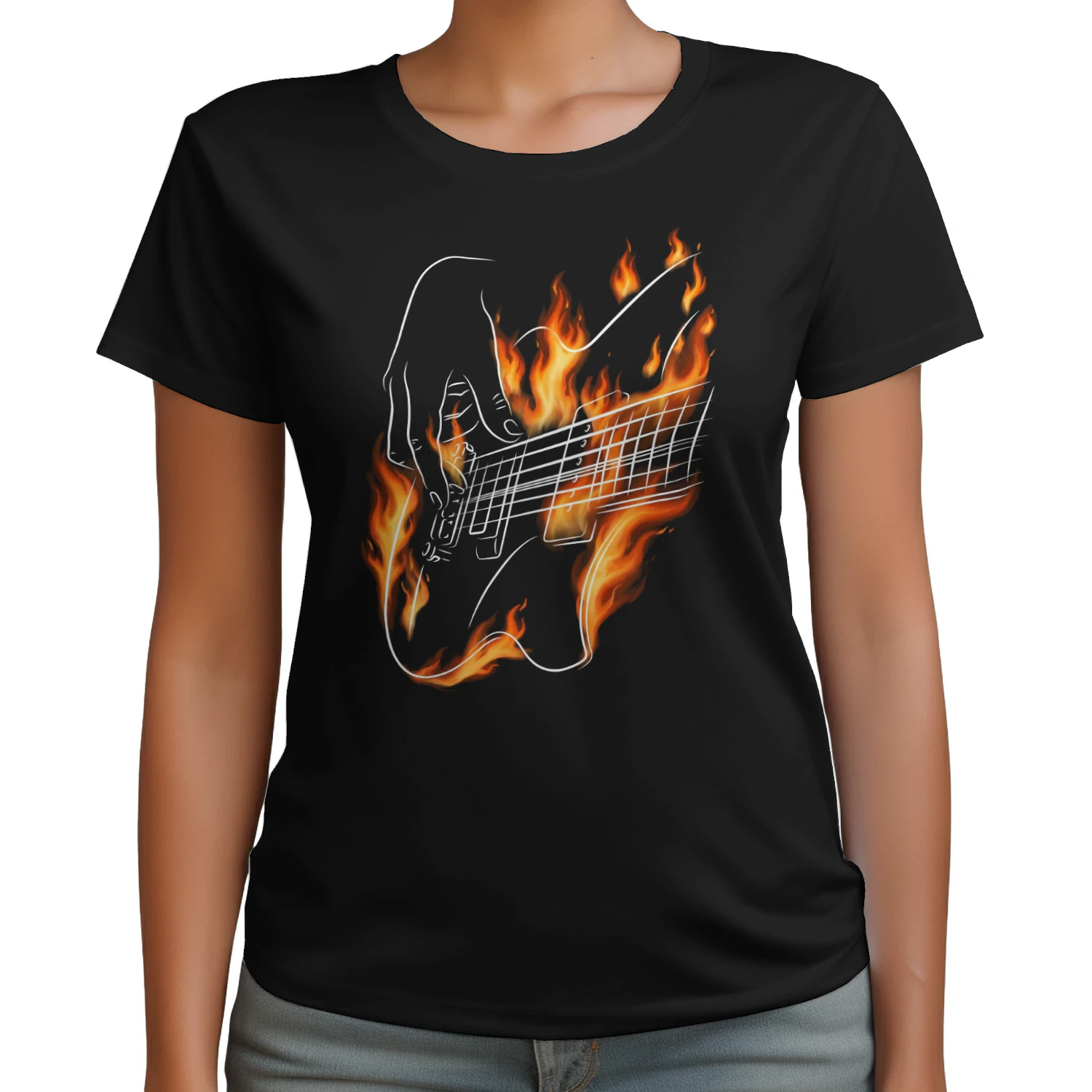 Guitar Playing Fire