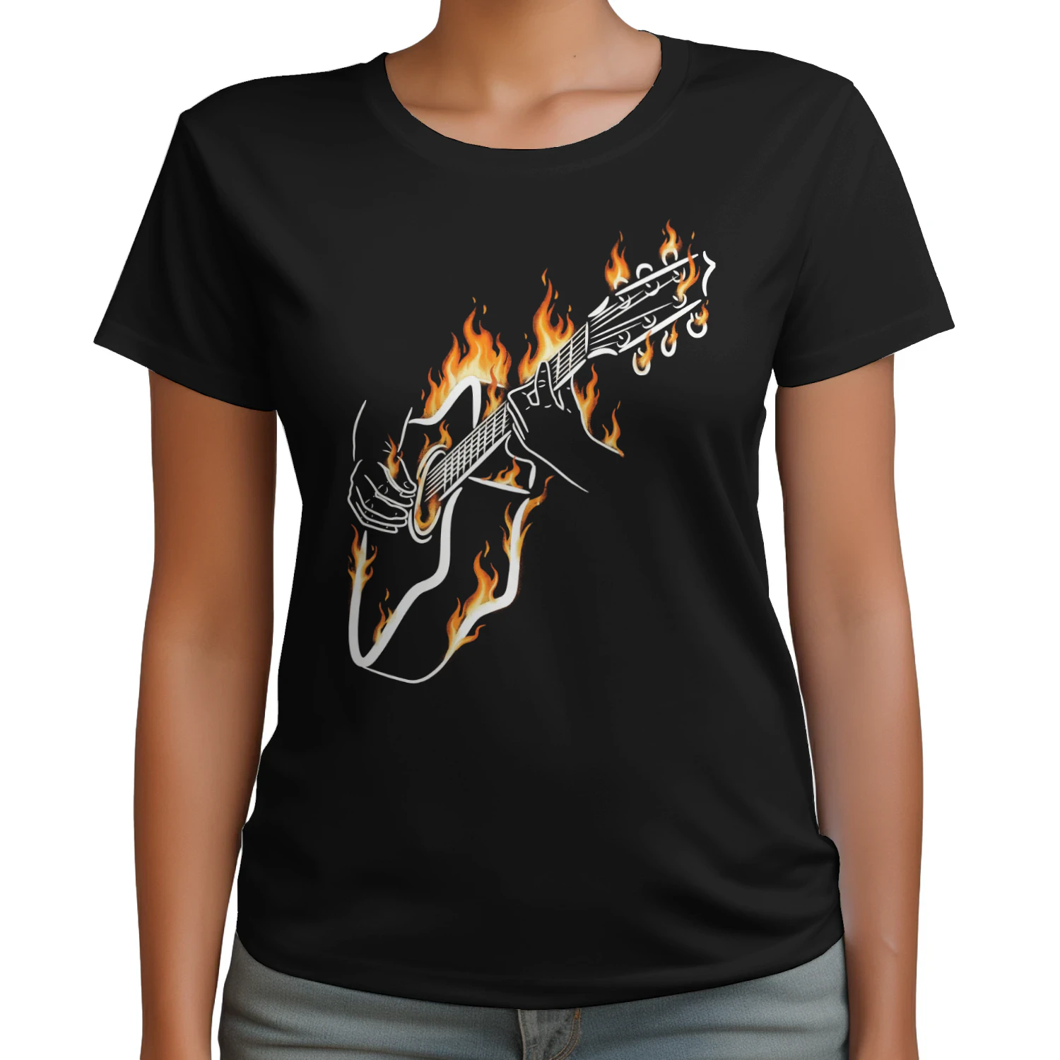 Guitar Playing Fire 2