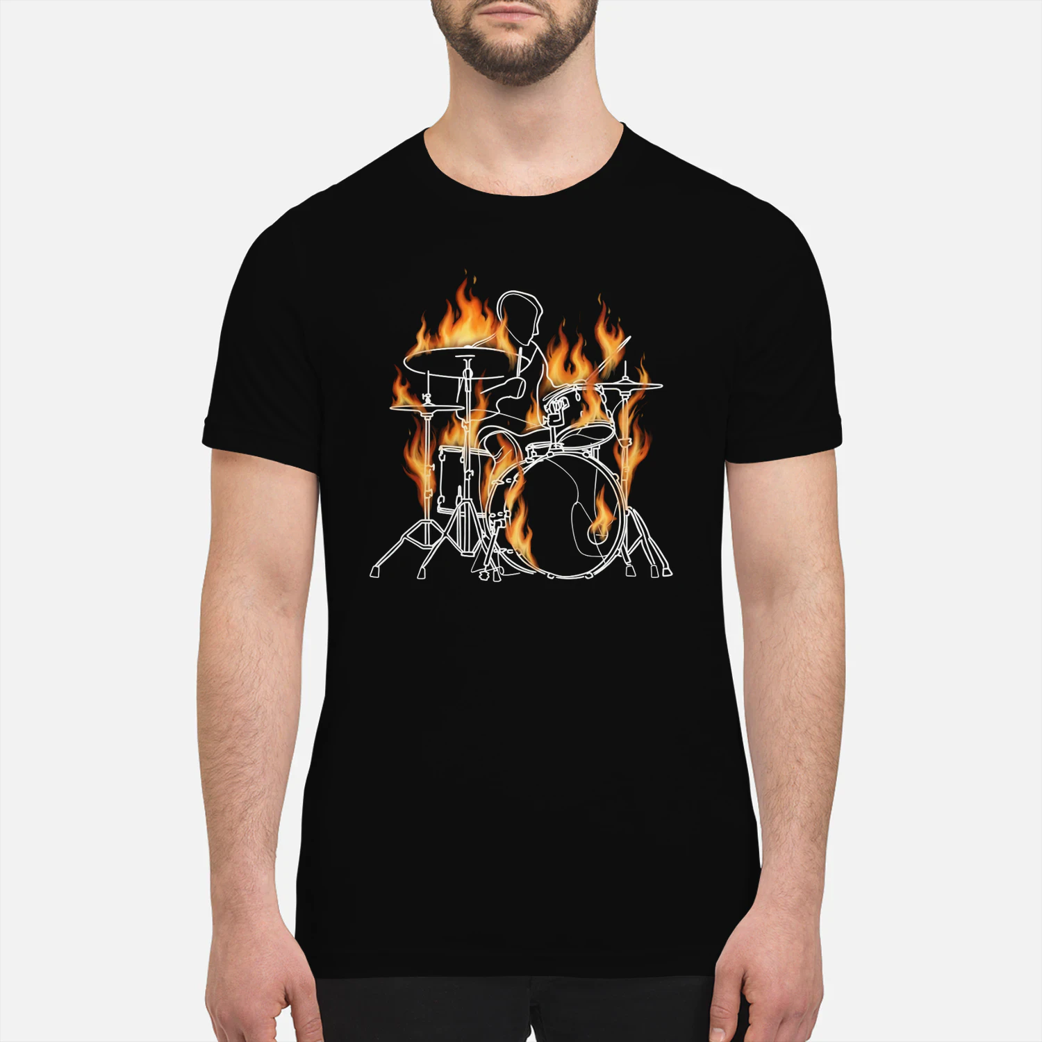 Drum Playing Fire 2