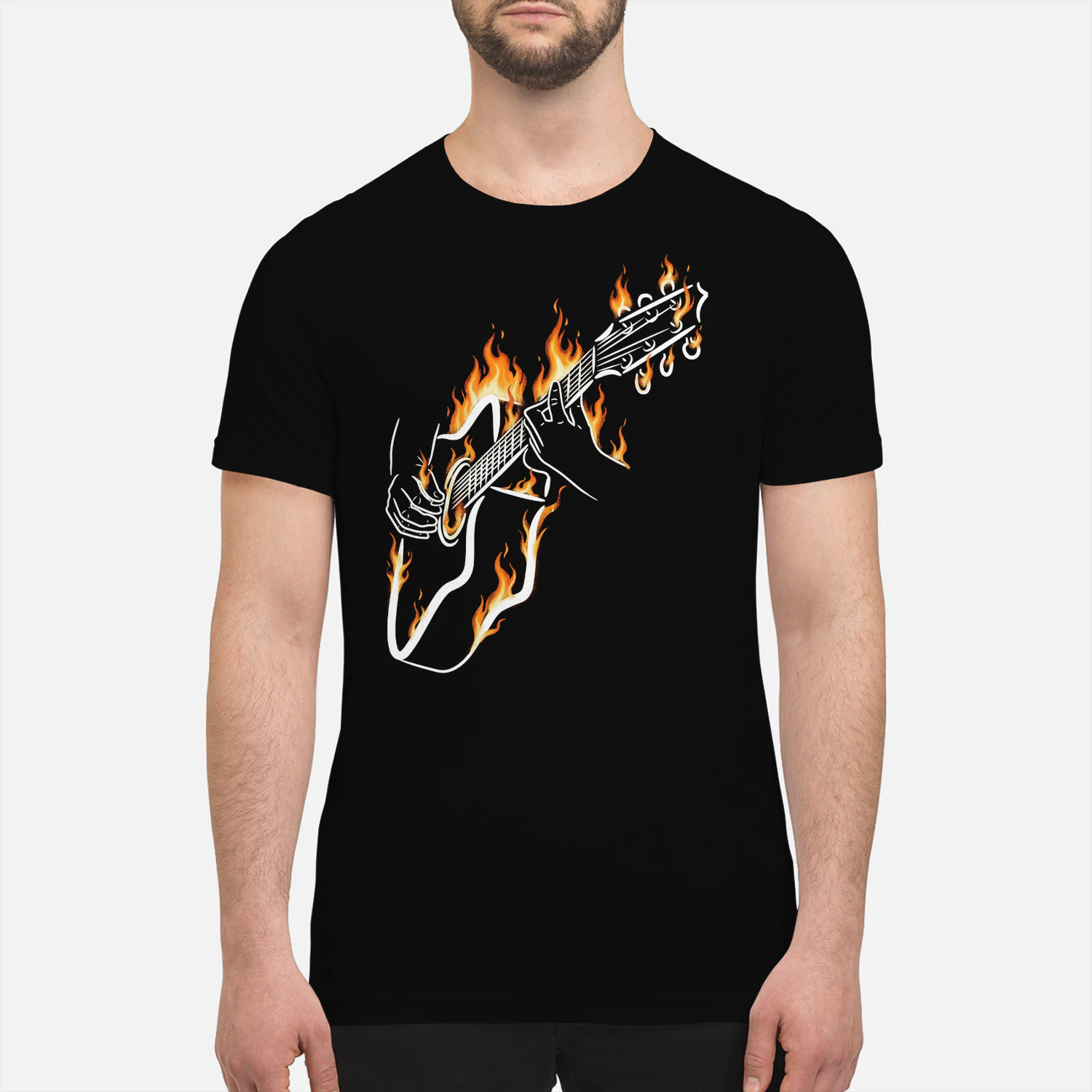 Guitar Playing Fire 2