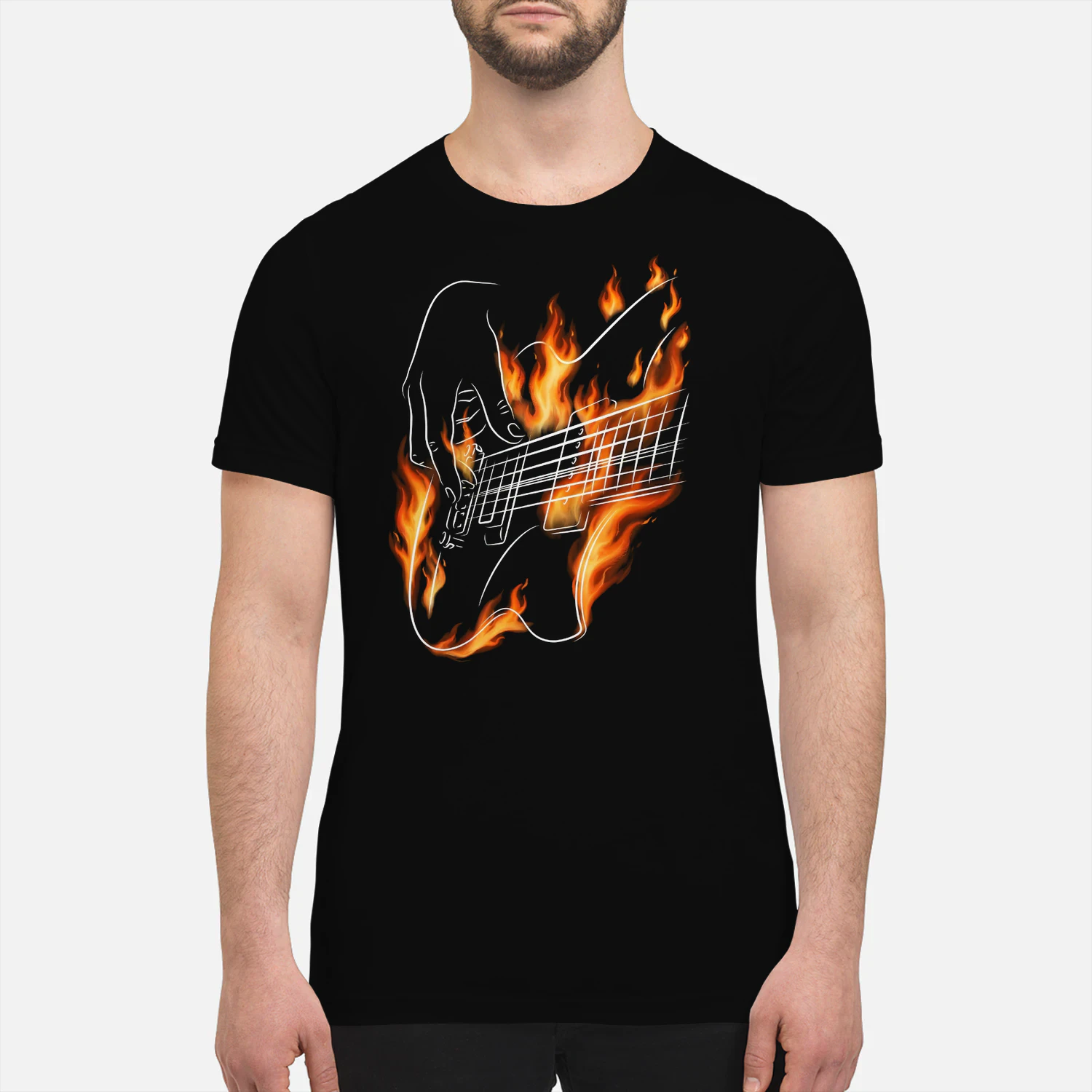 Guitar Playing Fire
