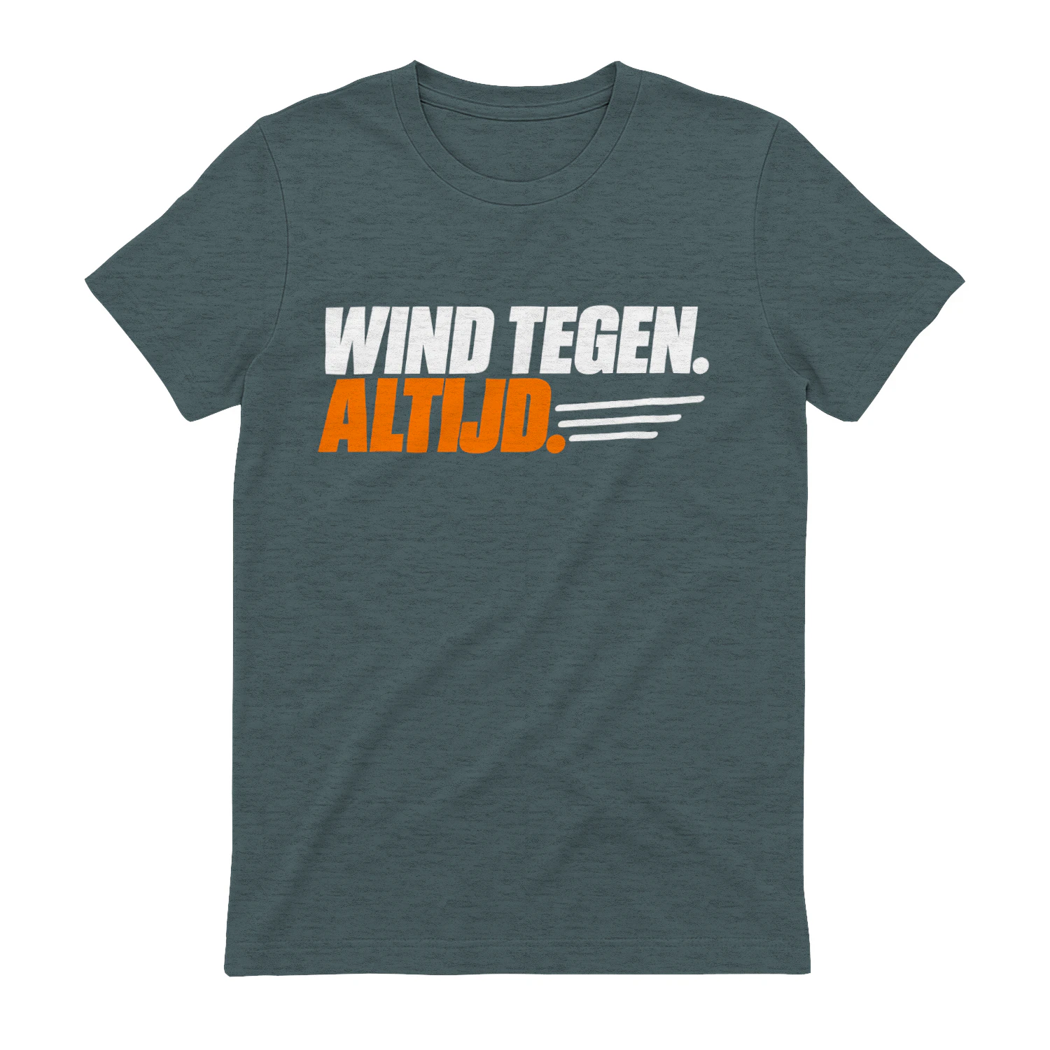 Wind tegen. Altijd.