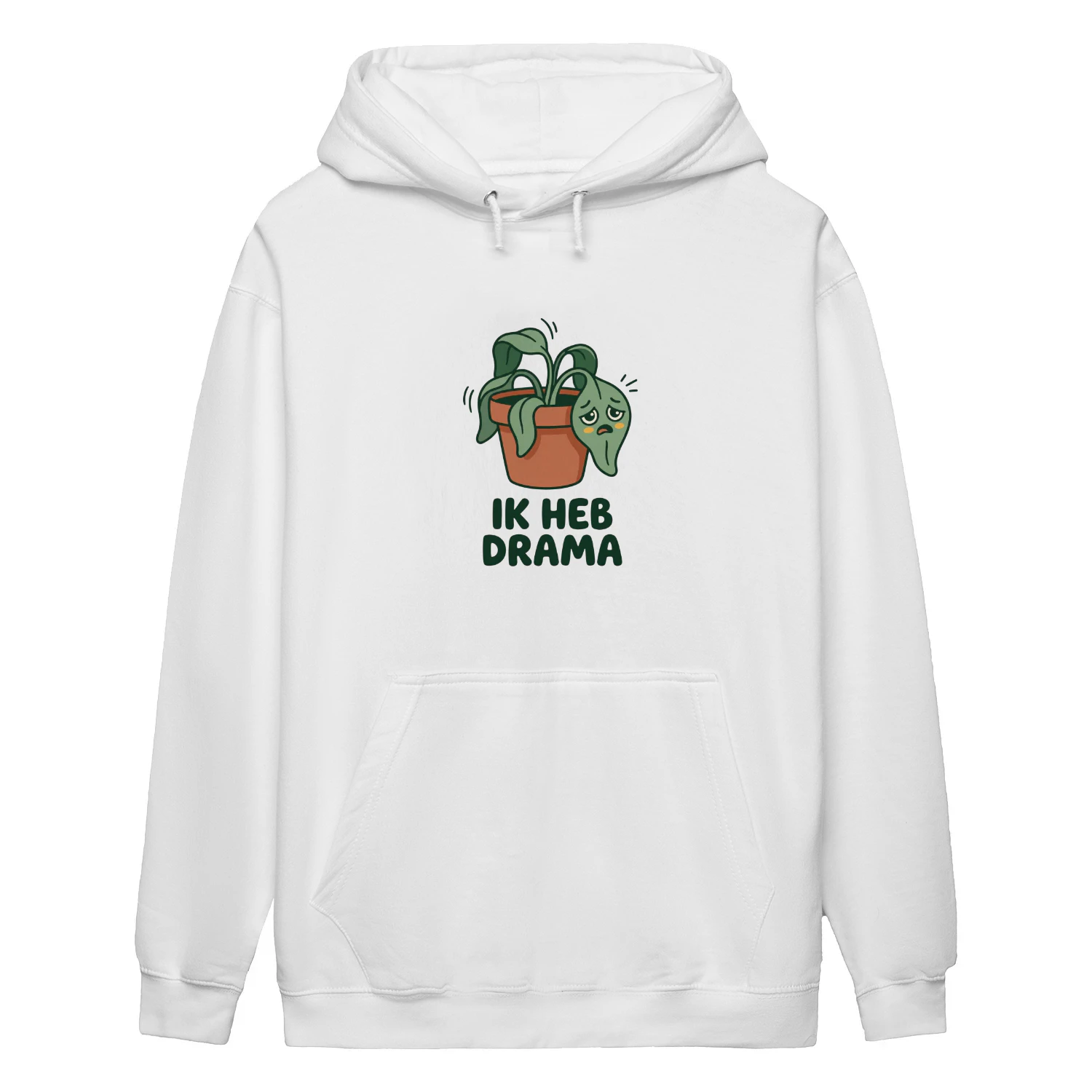 Kleine Jungle Club – Plantentoneel “Ik Heb Drama” Hoodie